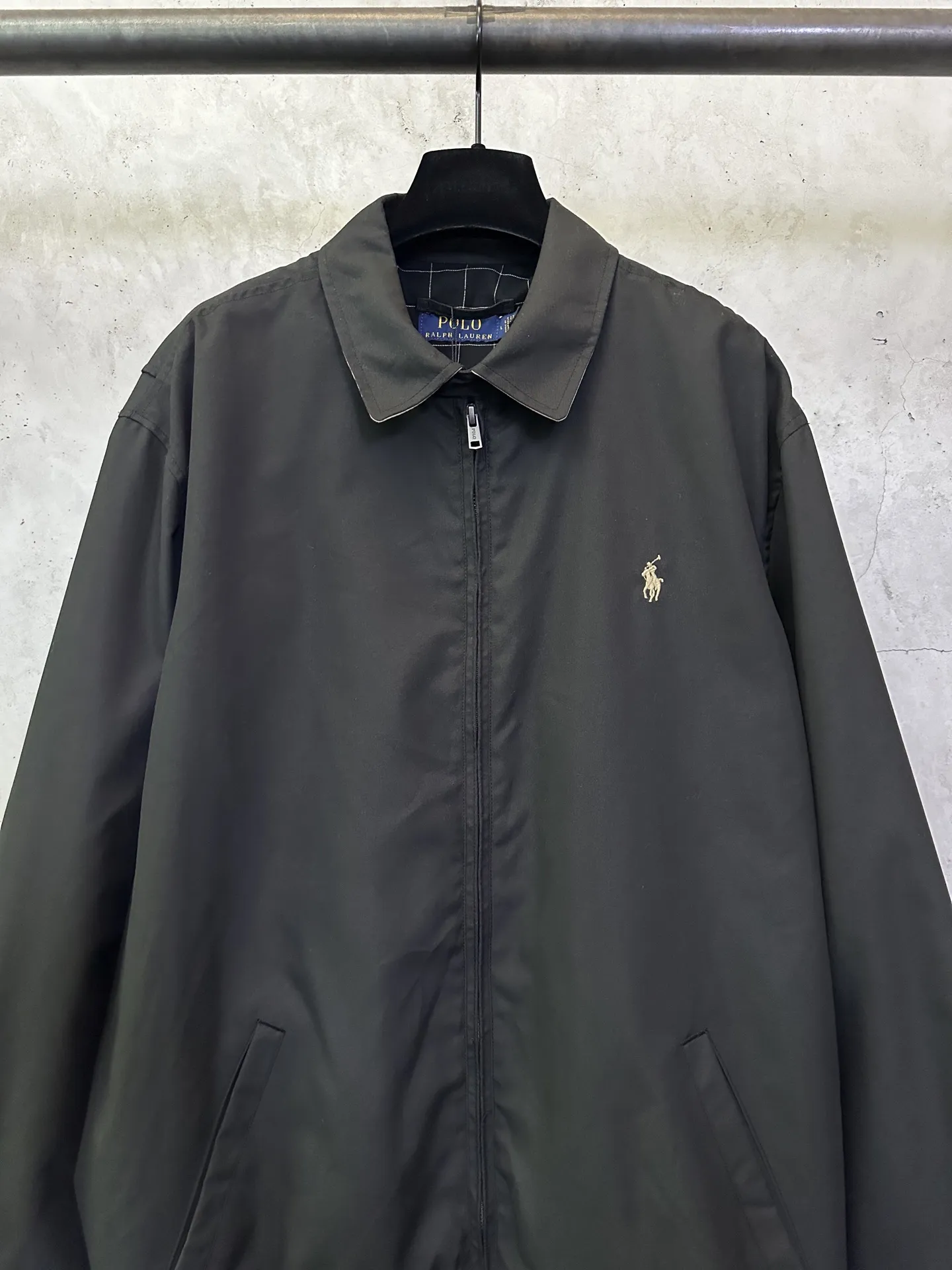 Embroidered Cotton Harrington Jacket D33015702 — view 3