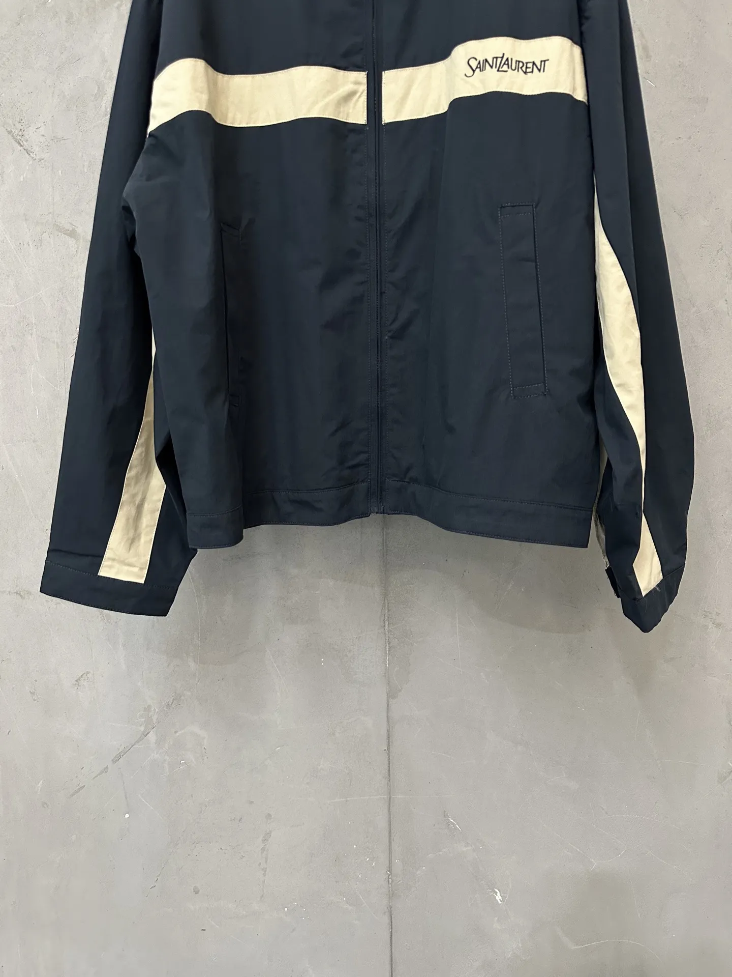 Embroidered Cotton Canvas Zip-Up Jacket D33021800 — view 4