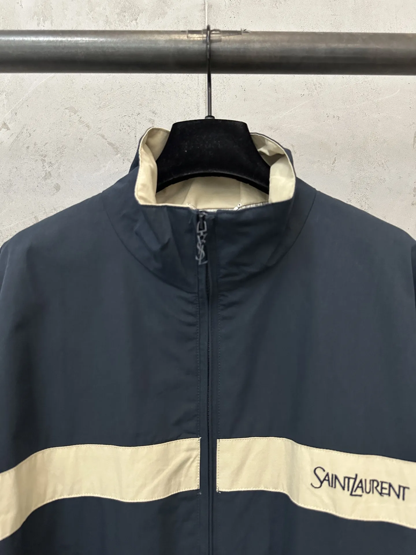 Embroidered Cotton Canvas Zip-Up Jacket D33021800 — view 5