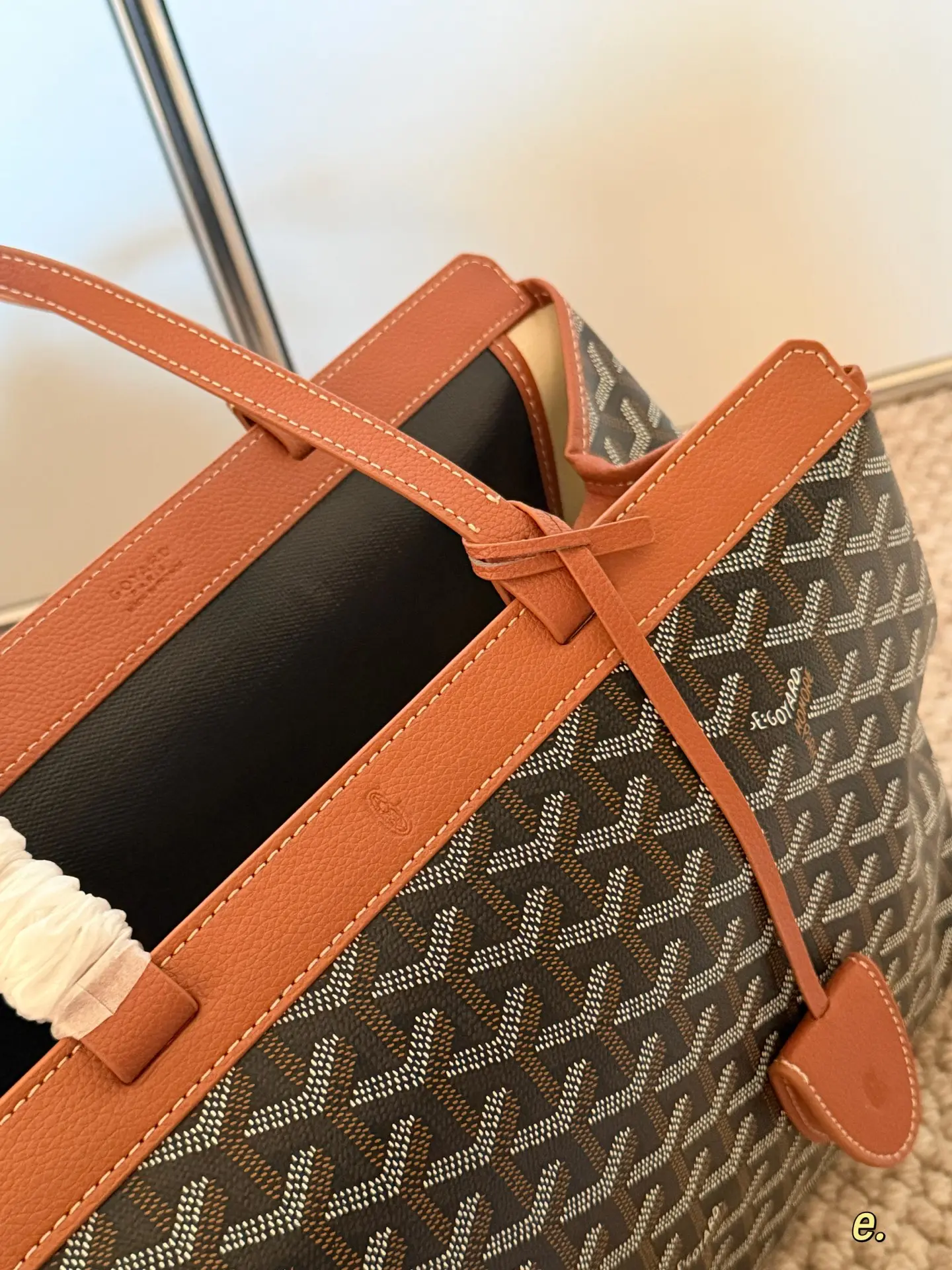 Goyard-Inspired Monogram Tote Bag D33018392 — view 8