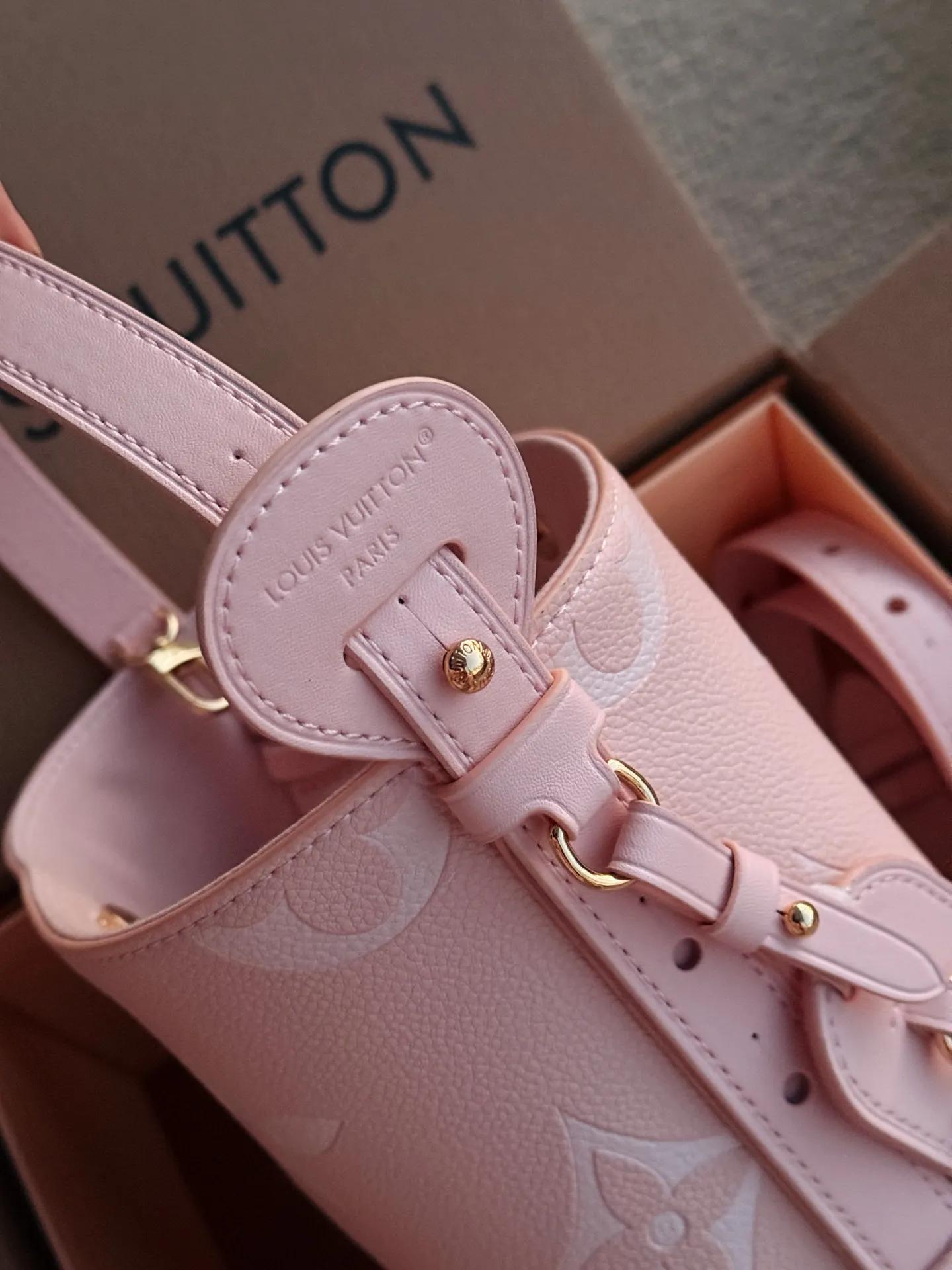 Monogram Empreinte Leather Bucket Bag D33018219 — view 5