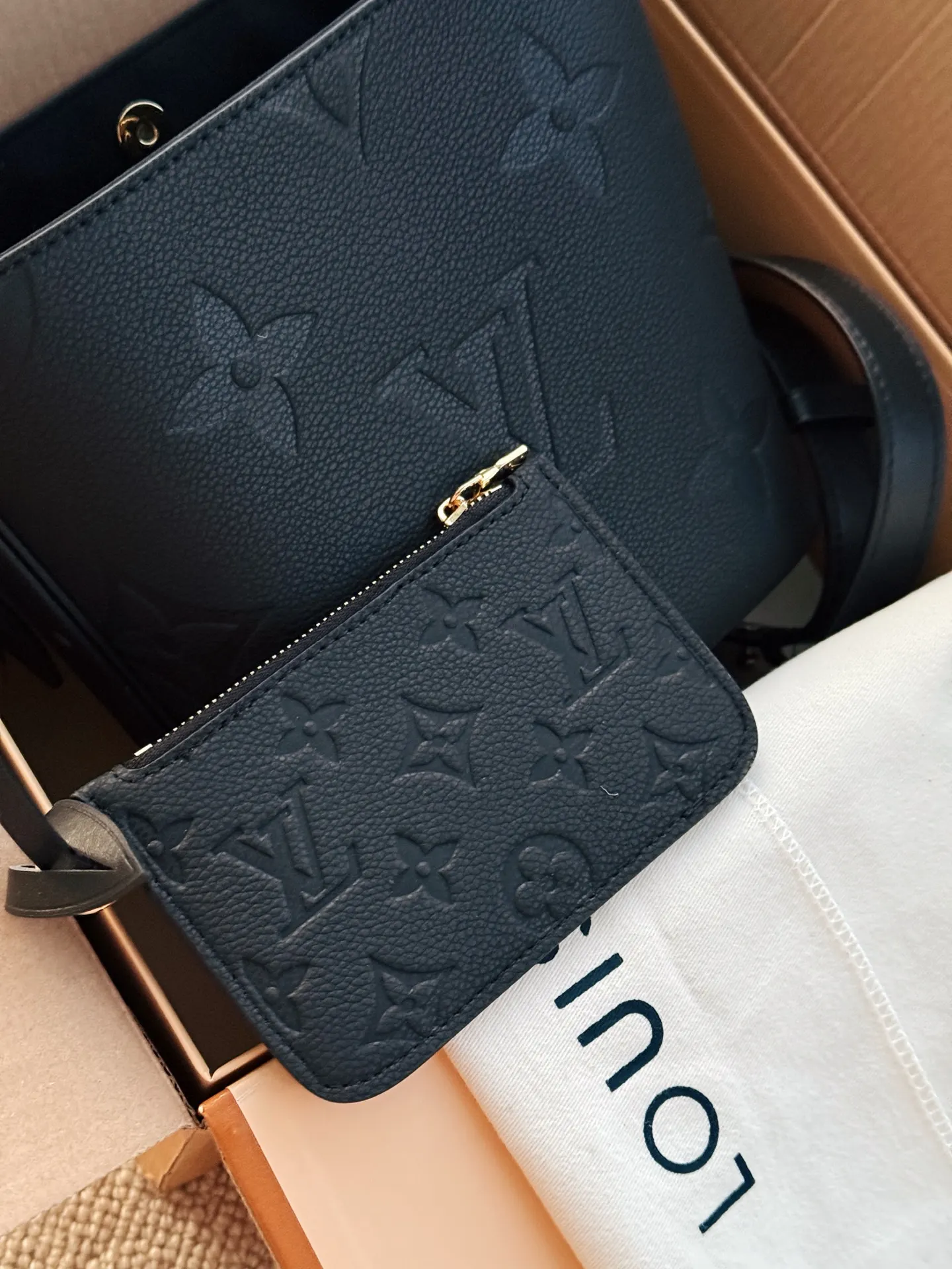 Monogram Empreinte Leather Bucket Bag D33018222 — view 4