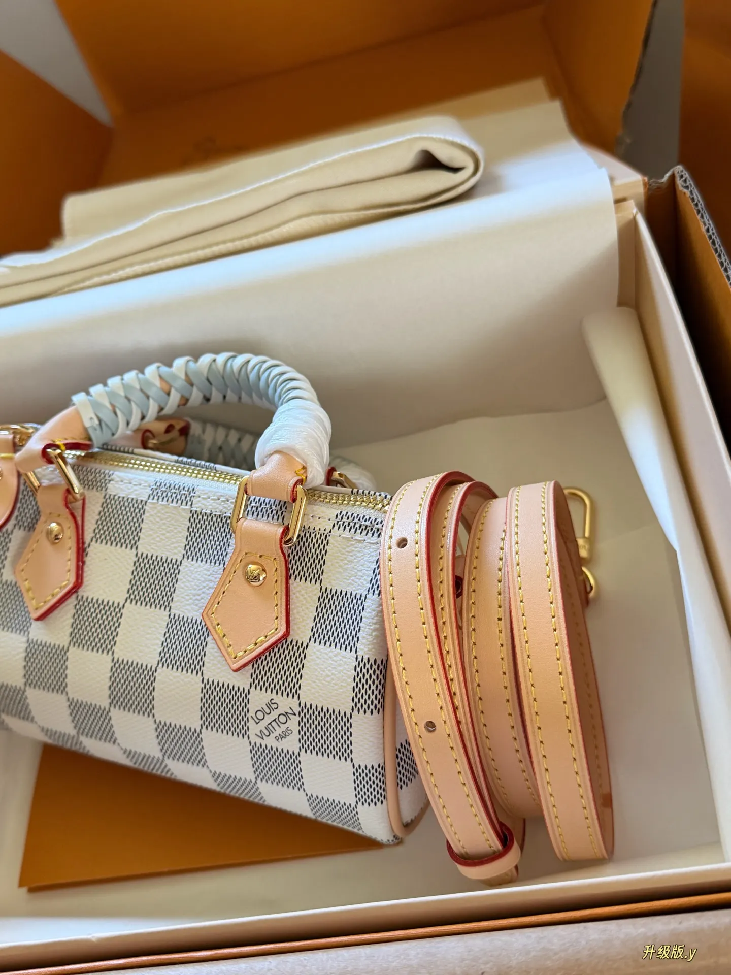 Nano Speedy Damier Azur Top-Handle Bag D33018321 — view 4