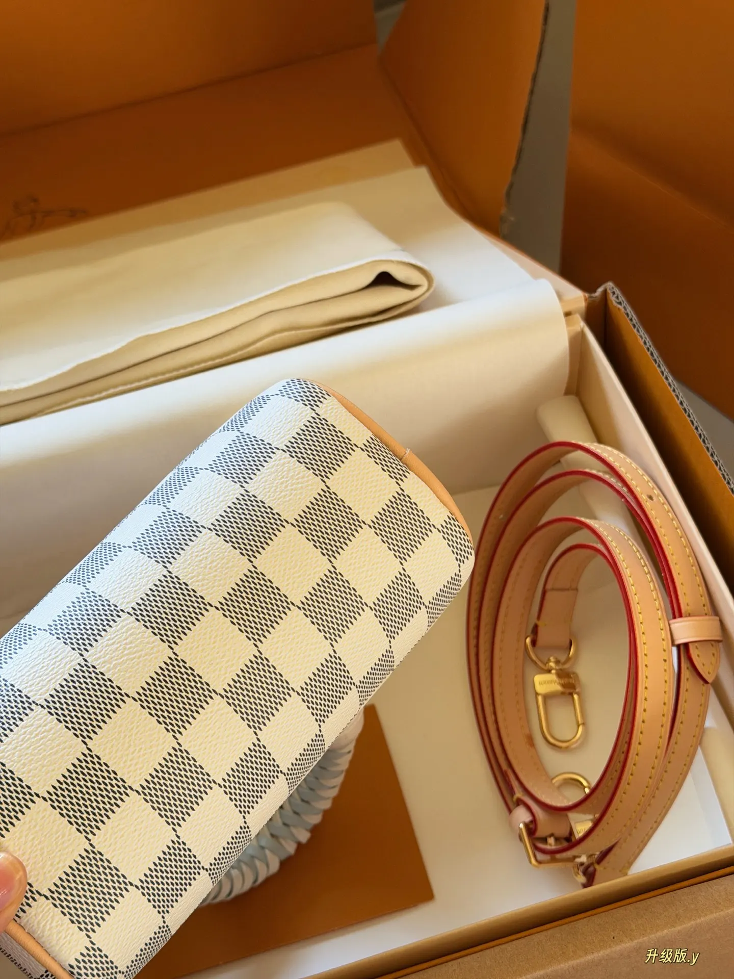 Nano Speedy Damier Azur Top-Handle Bag D33018321 — view 5