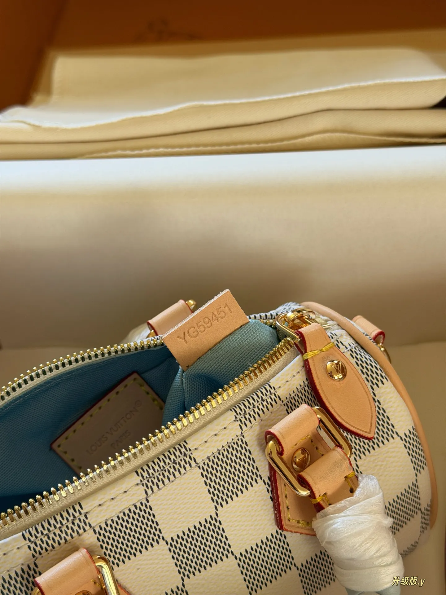 Nano Speedy Damier Azur Top-Handle Bag D33018321 — view 6