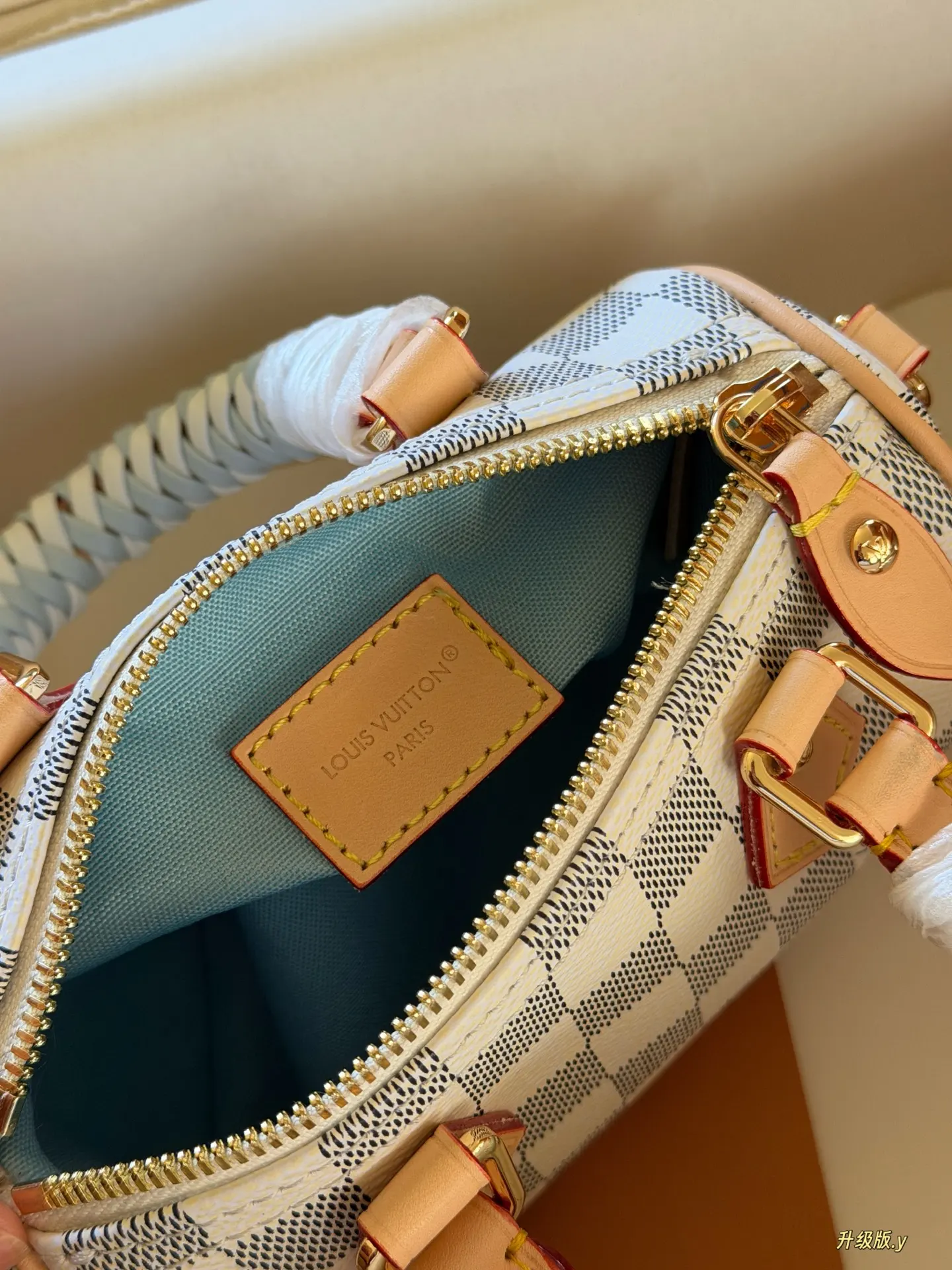 Nano Speedy Damier Azur Top-Handle Bag D33018321 — view 7