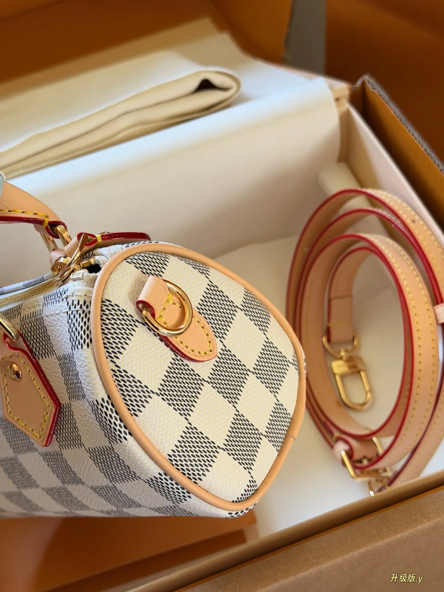 Nano Speedy Damier Azur Top-Handle Bag D33018321 — view 8