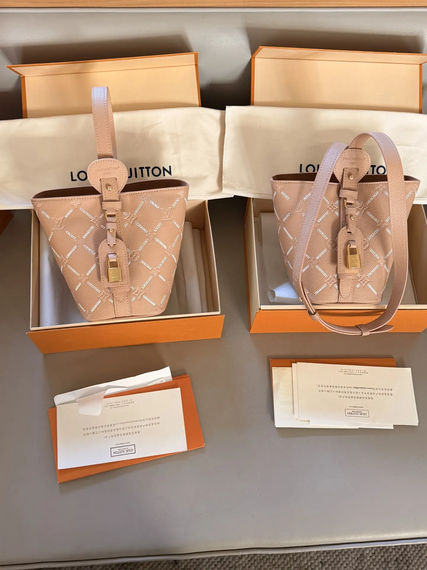 LV All In BB Monogram Empreinte Bucket Bag D33018013 — view 2