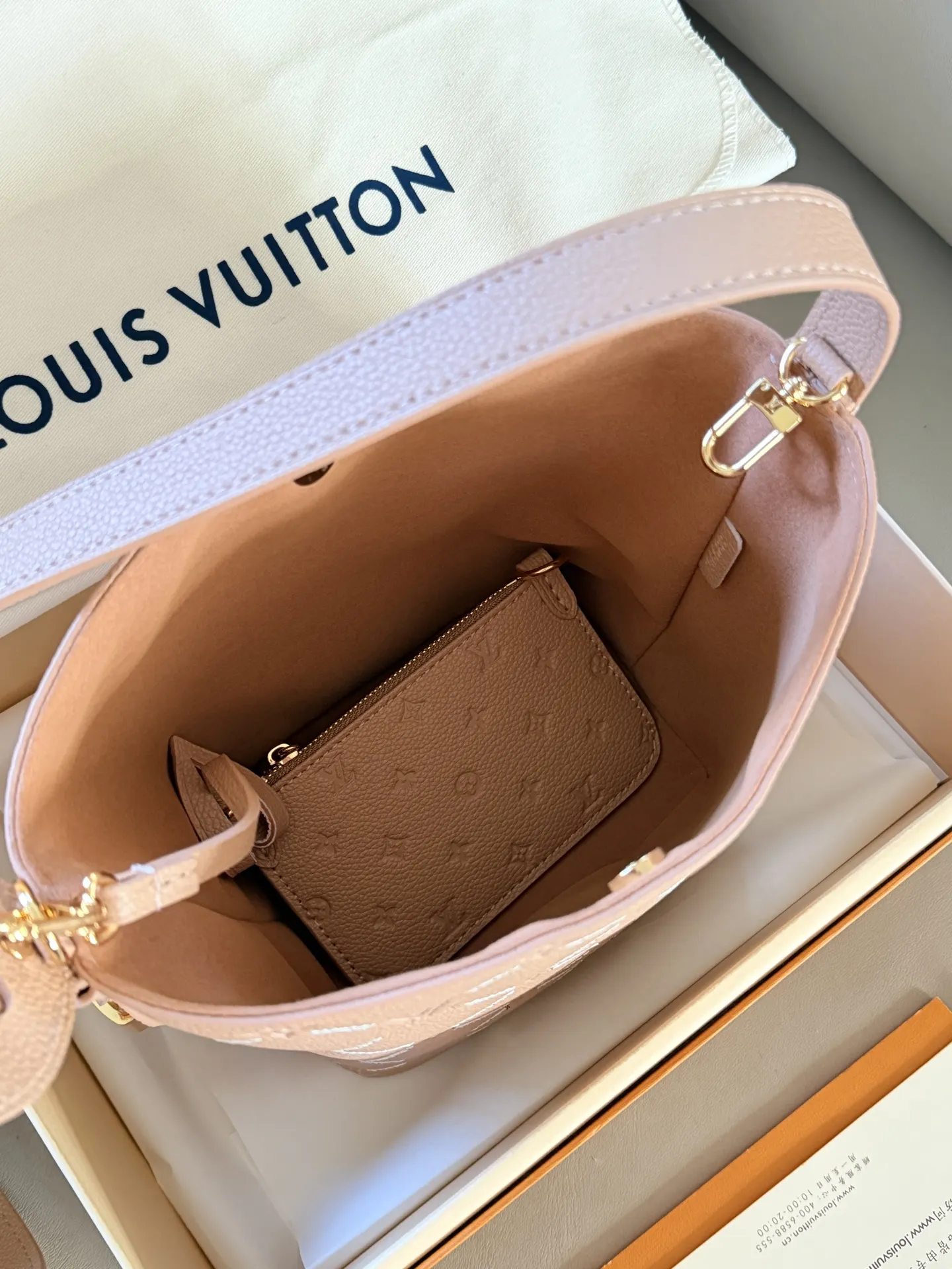 LV All In BB Monogram Empreinte Bucket Bag D33018013 — view 7