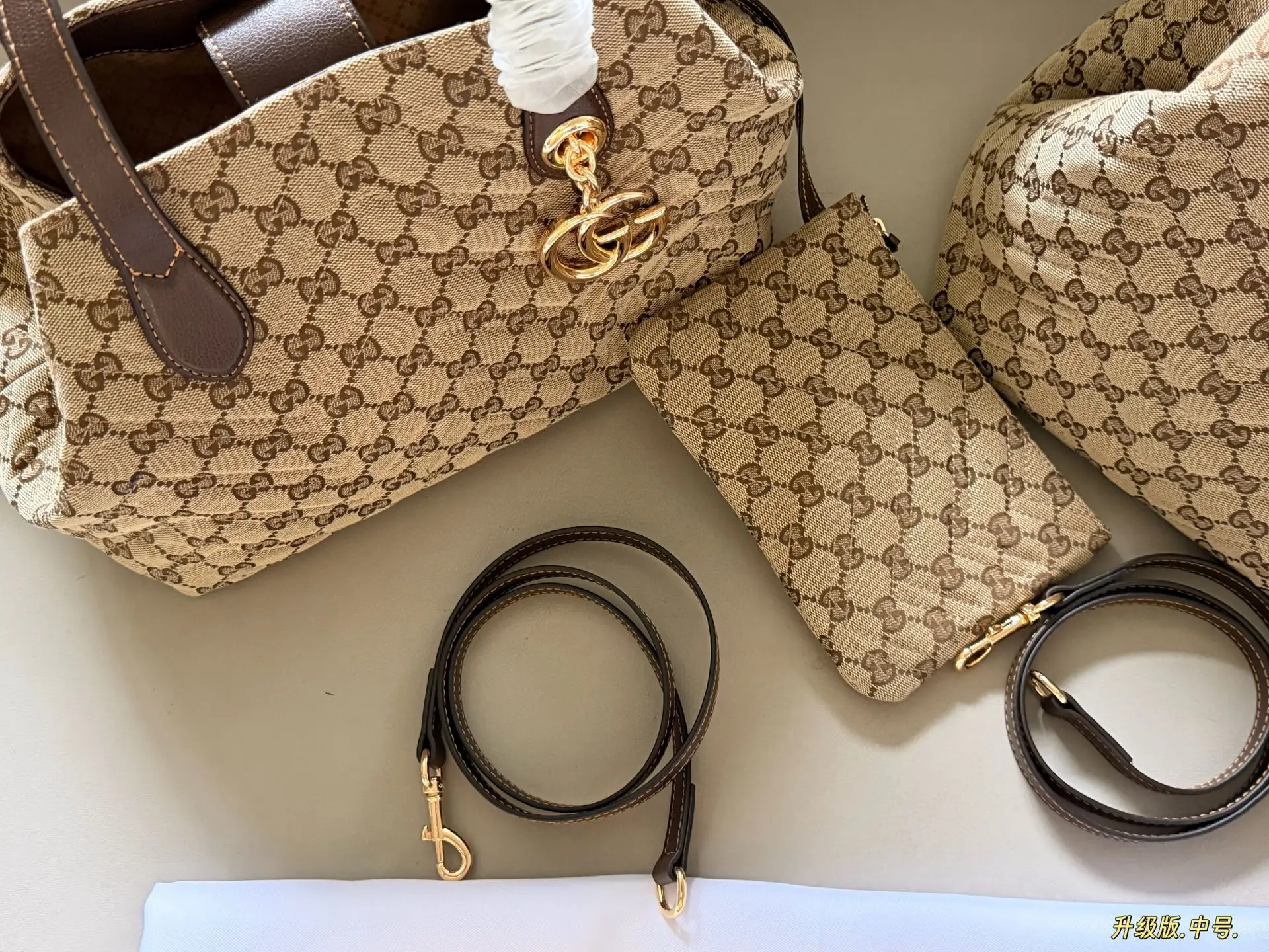 GG Monogram Canvas Tote Bag D33018255 — view 14