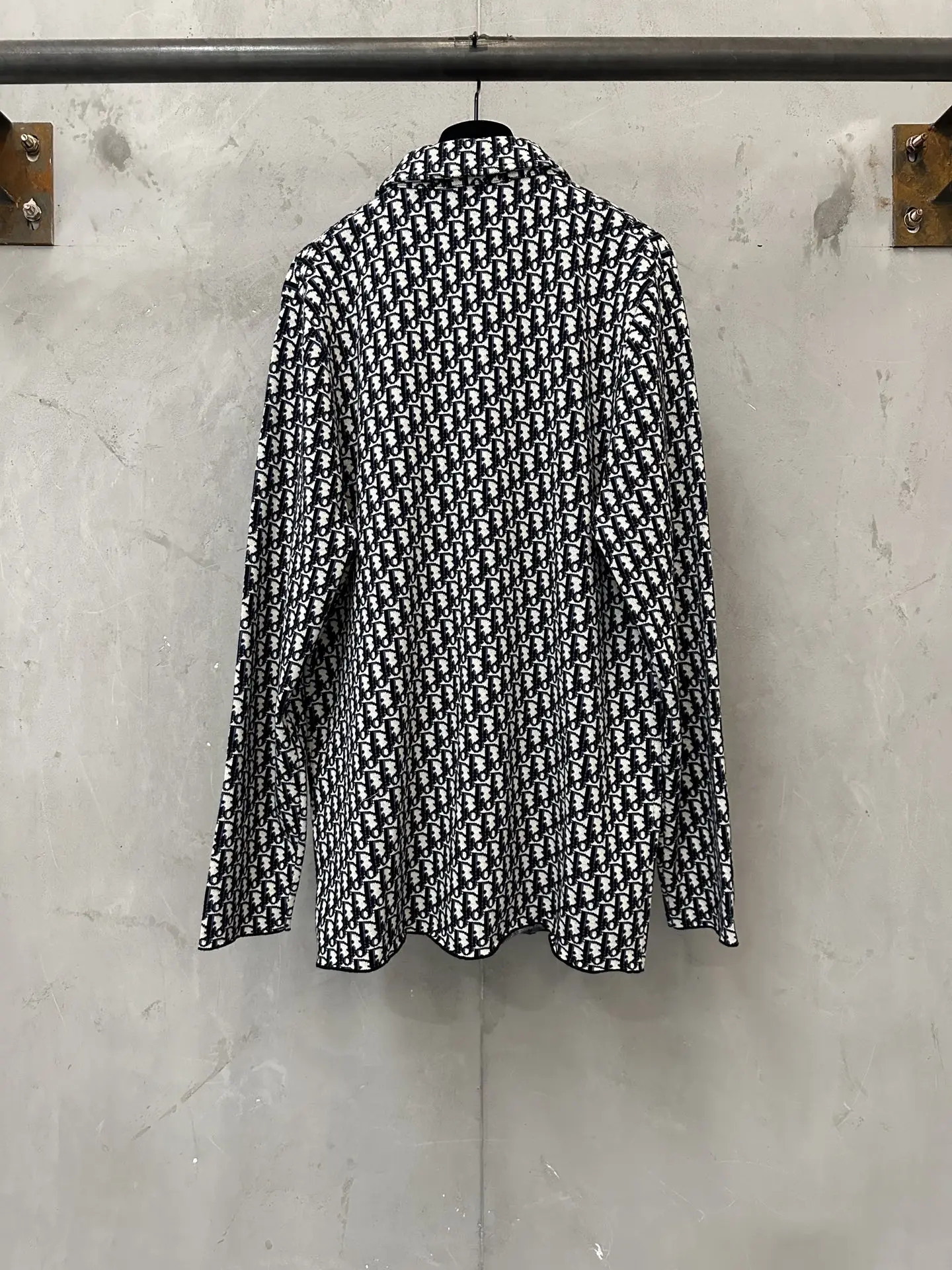 Oblique Monogram Jacquard Cotton Shirt D33524457 — view 2