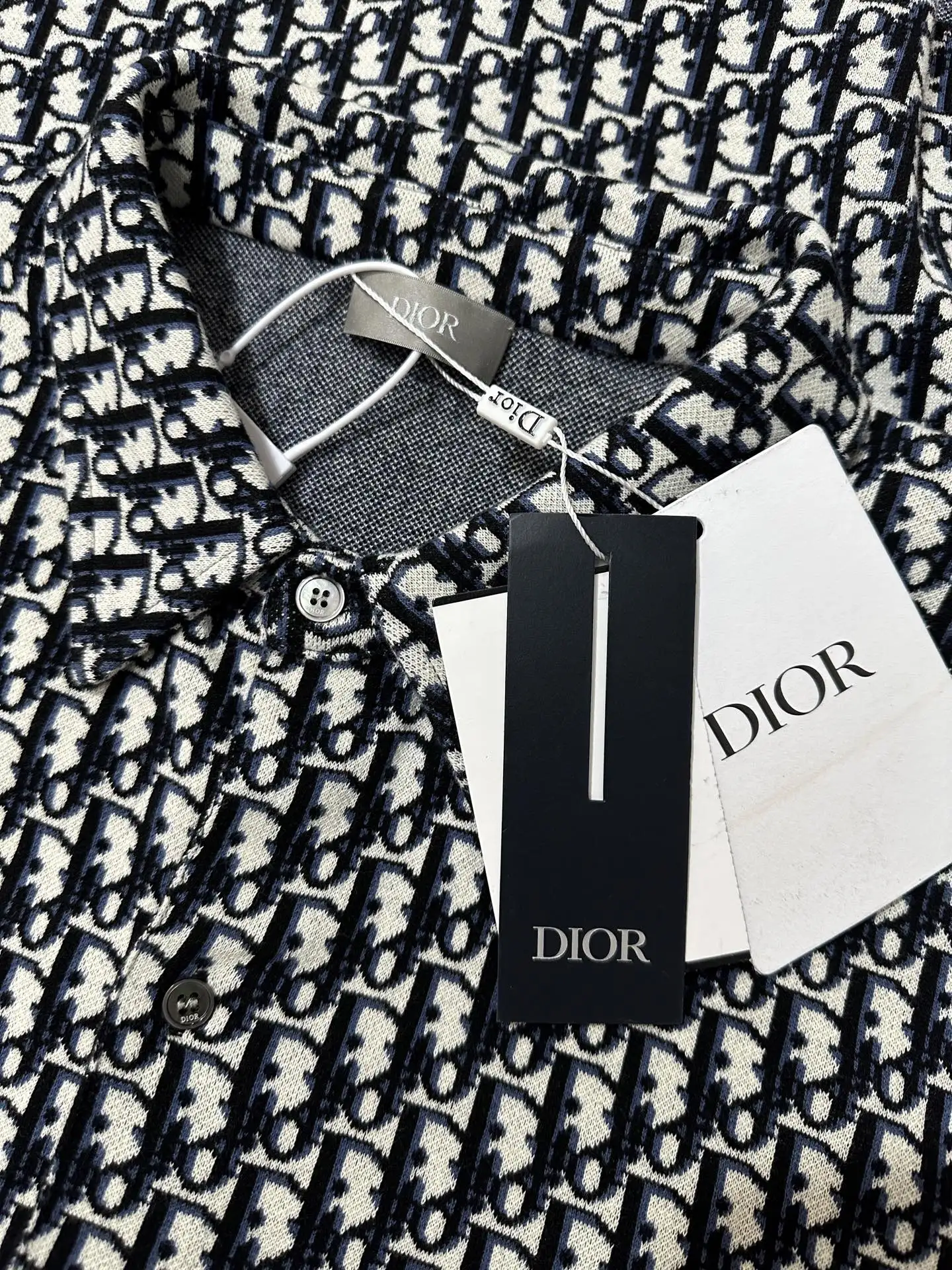 Oblique Monogram Jacquard Cotton Shirt D33524457 — view 6