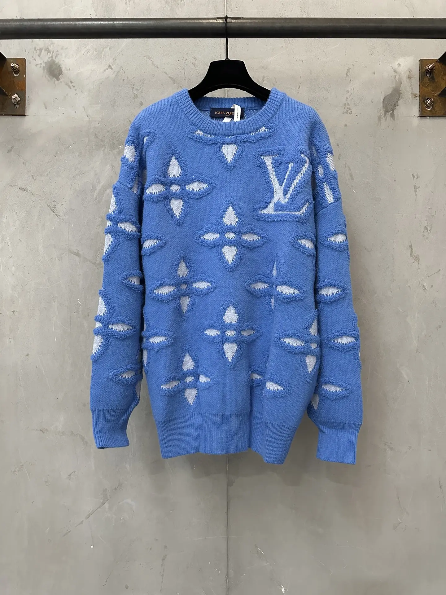 Monogram Intarsia Wool-Blend Sweater D33521780