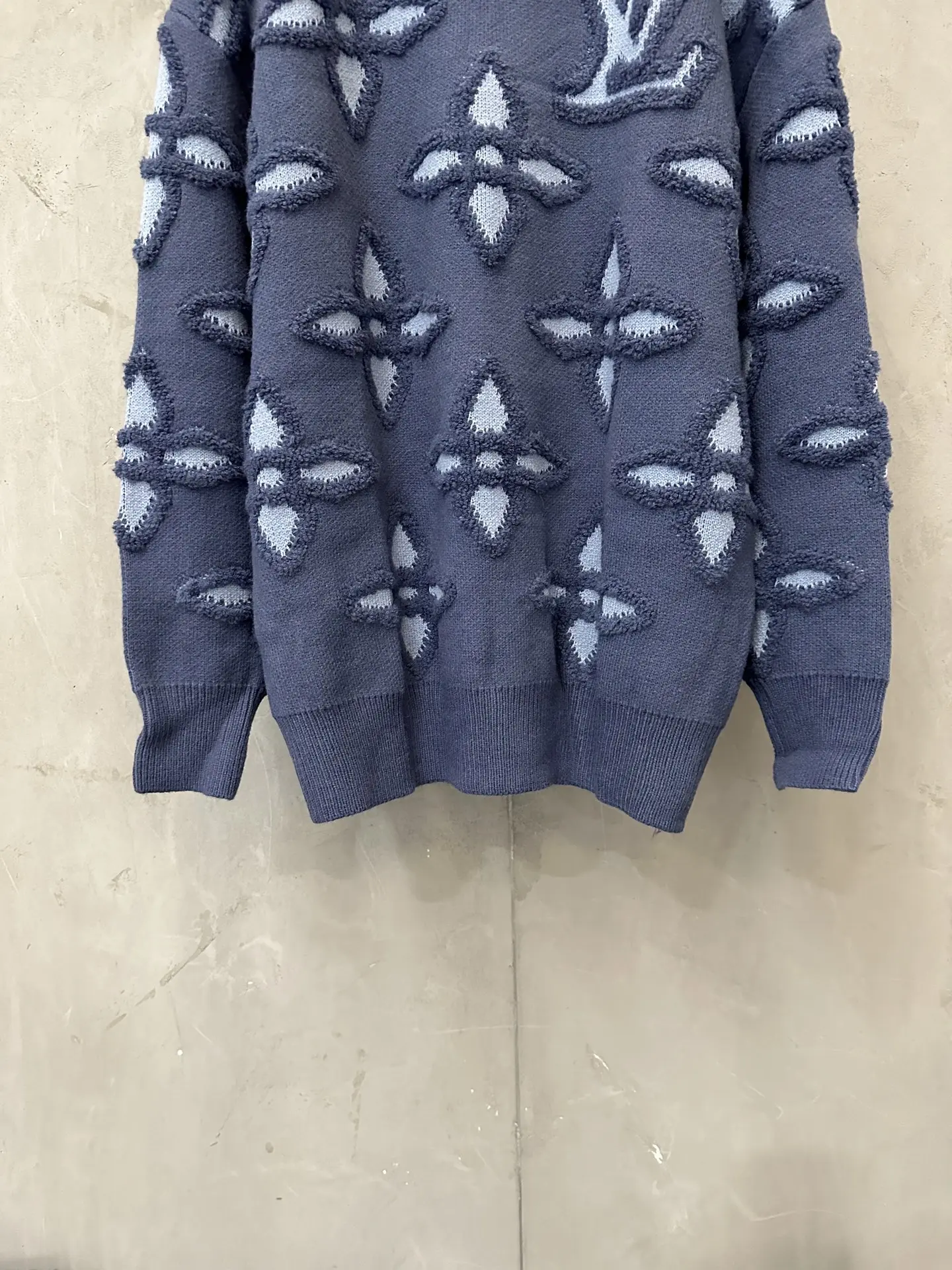 Monogram Intarsia Wool-Blend Sweater D33521779 — view 3