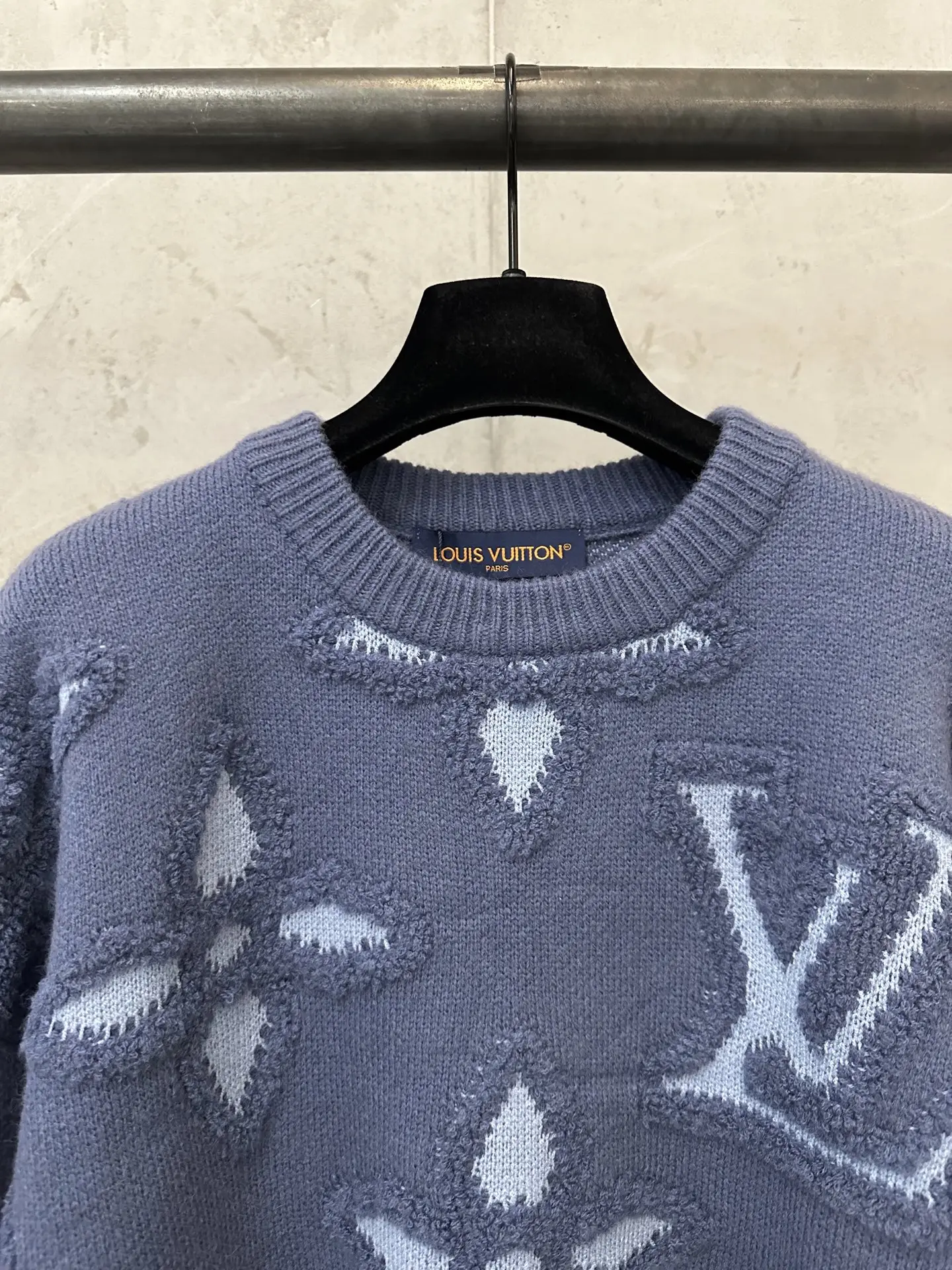 Monogram Intarsia Wool-Blend Sweater D33521779 — view 4