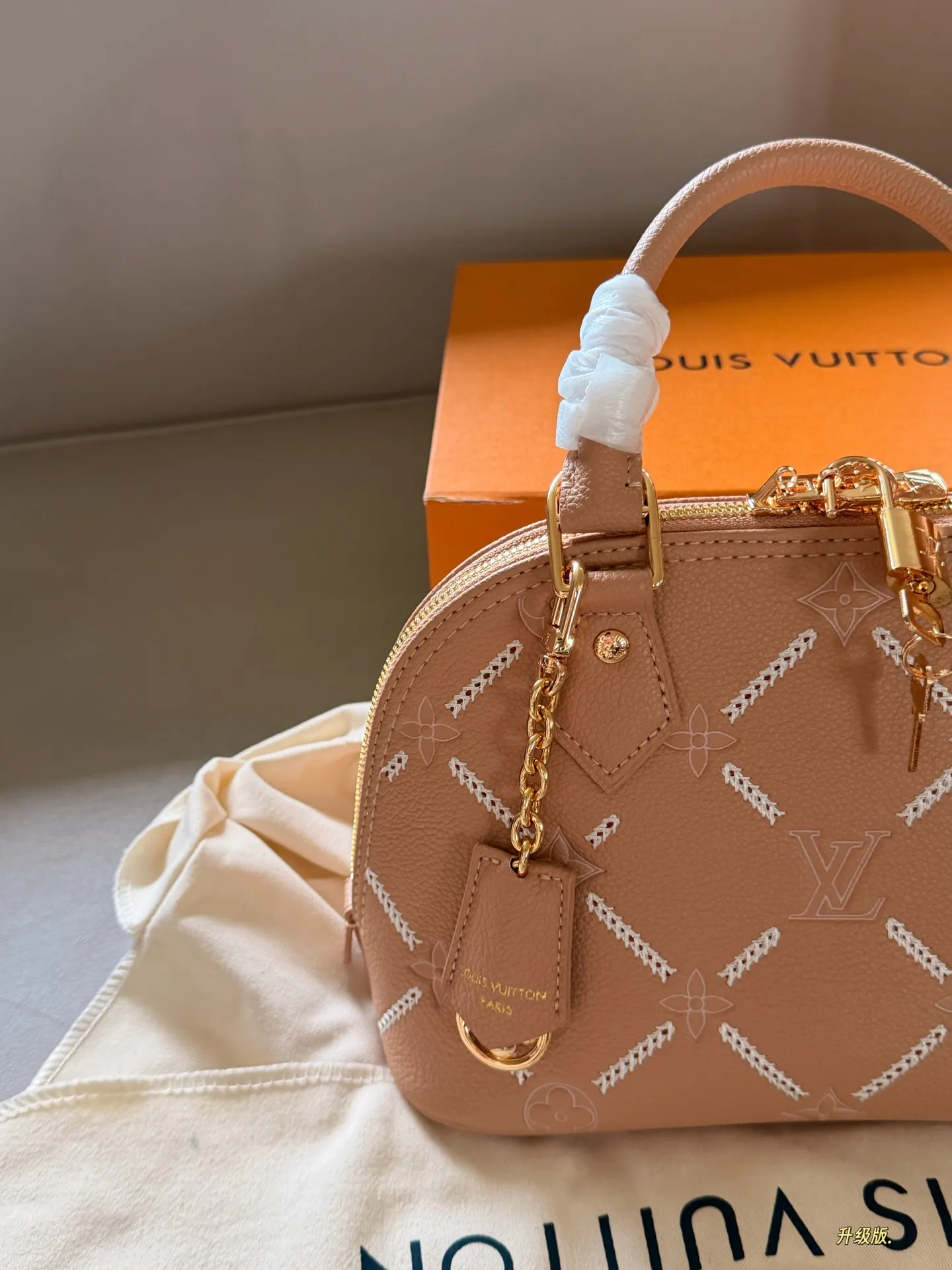 Alma BB Monogram Empreinte Top-Handle Bag D33518014 — view 5