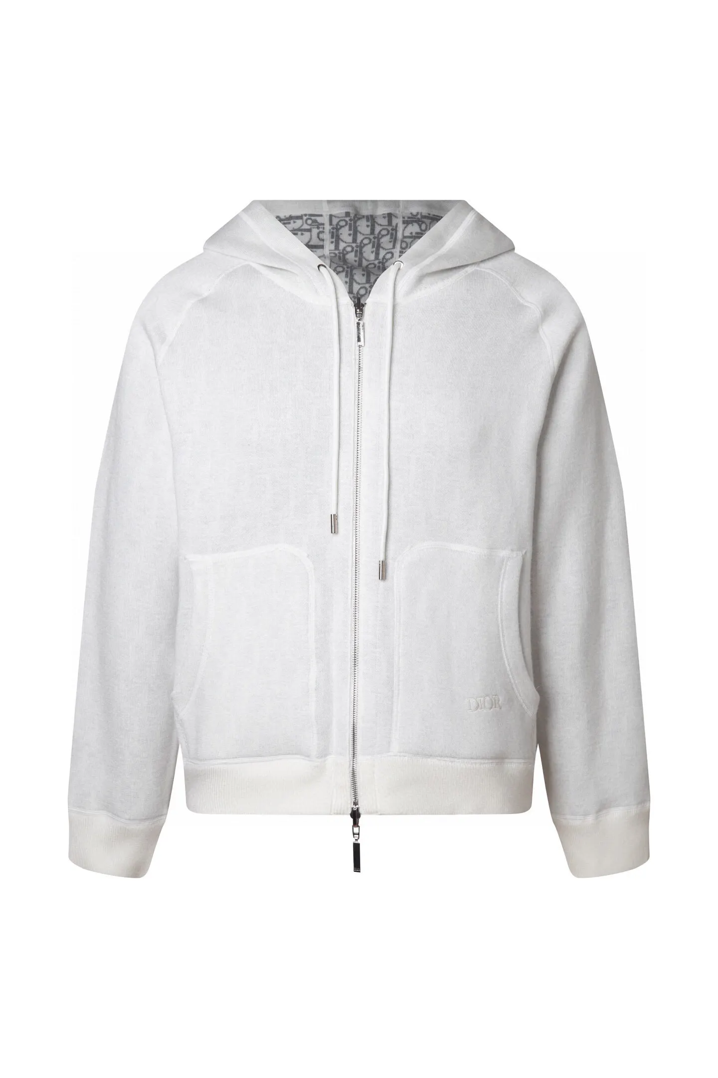 Reversible Logo-Jacquard Cashmere-Blend Hoodie D34016471