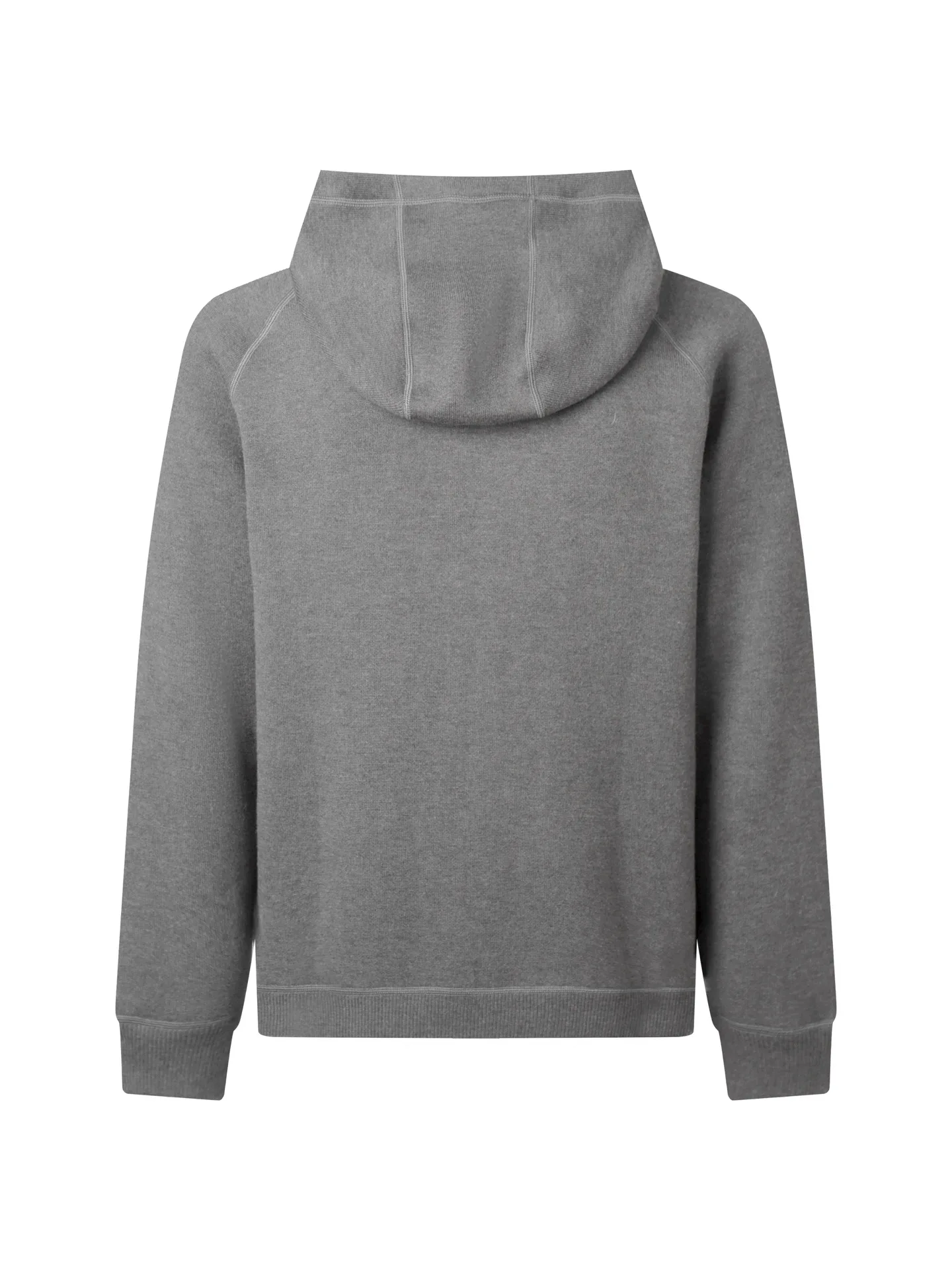 Reversible Oblique Cashmere-Blend Zip-Up Hoodie D34016465 — view 2