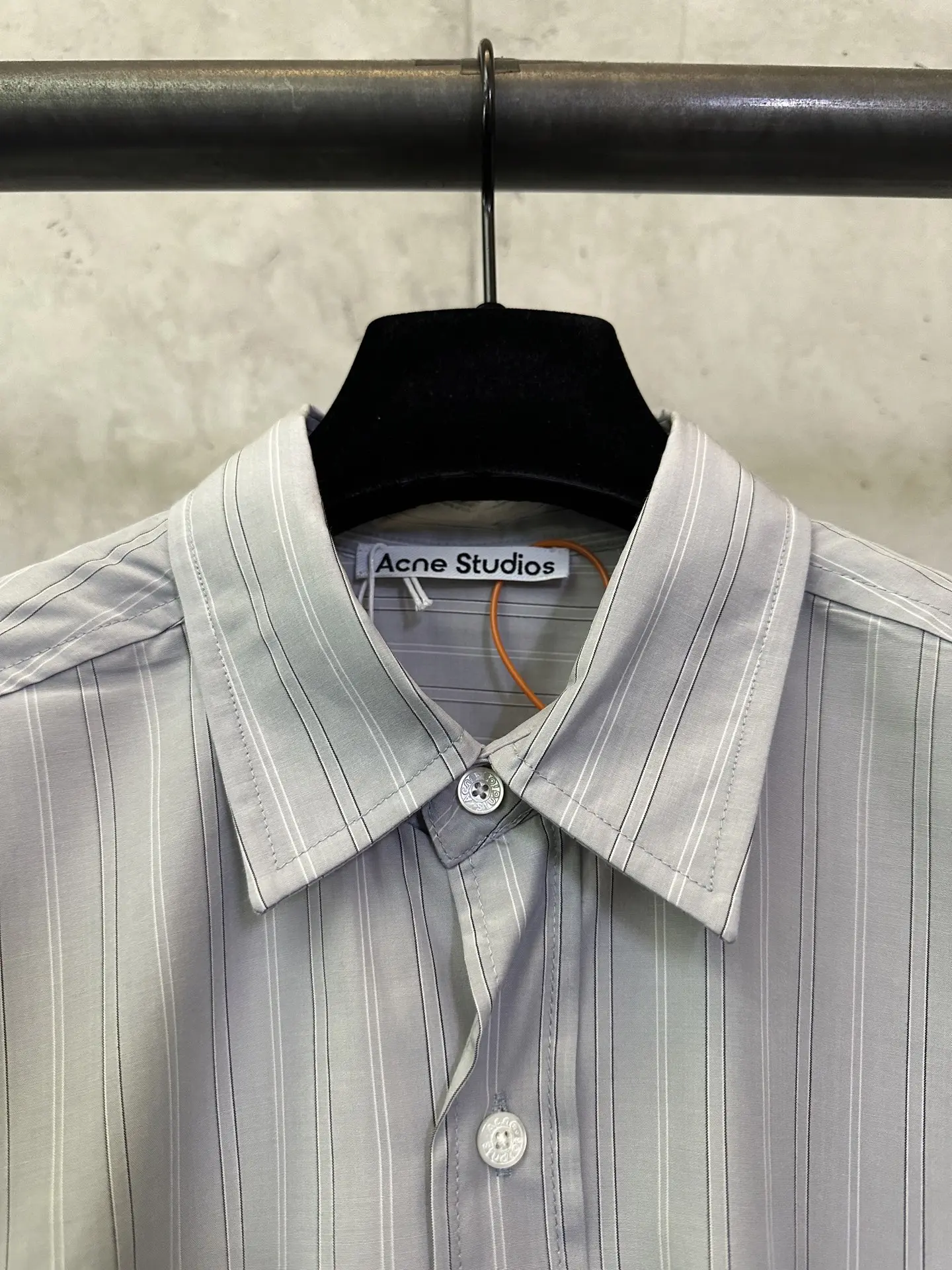 Oversized Striped Cotton-Poplin Shirt D34012856 — view 7