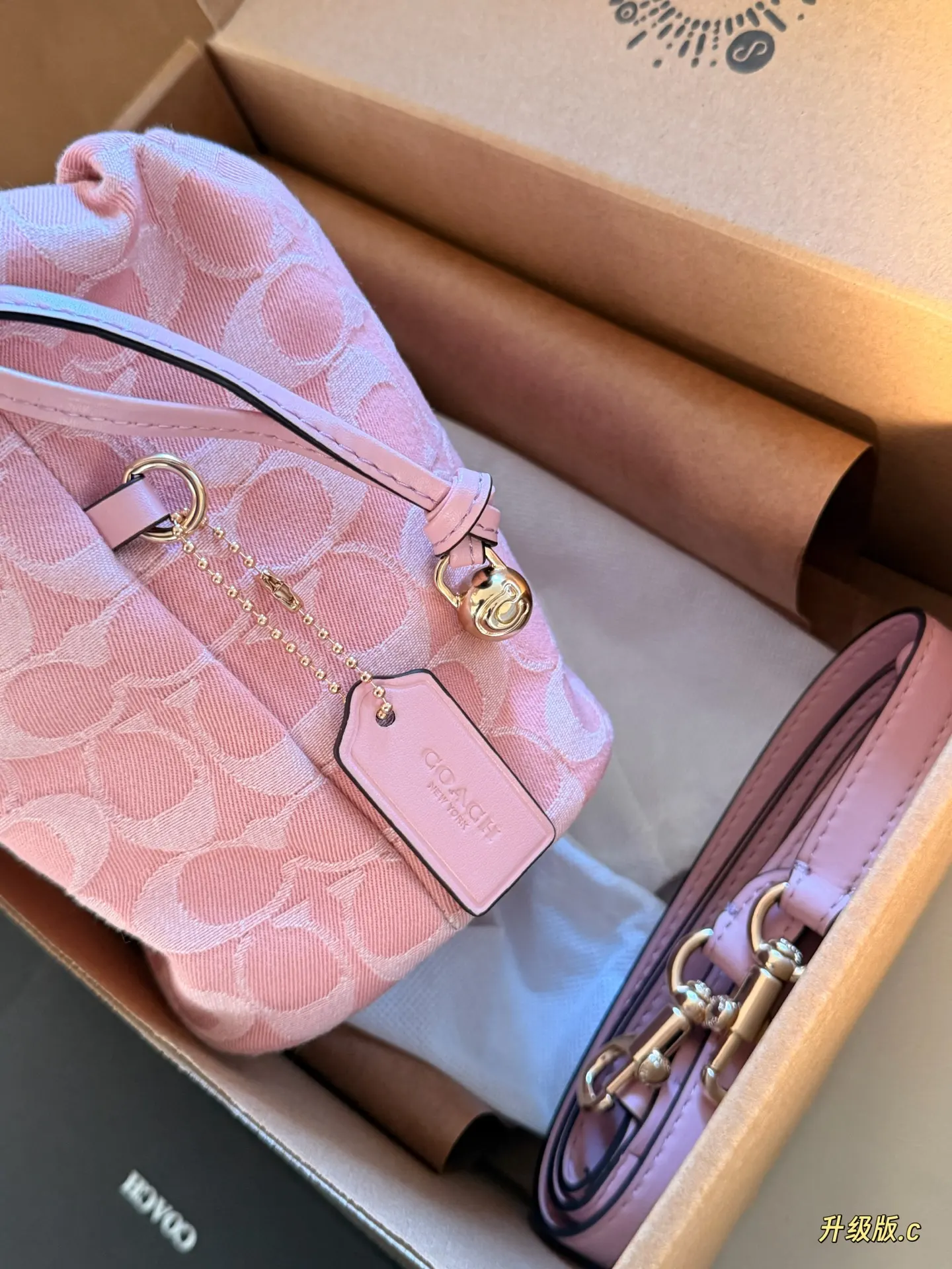 Coach Monogram Canvas Bucket Bag D34517902 — view 4