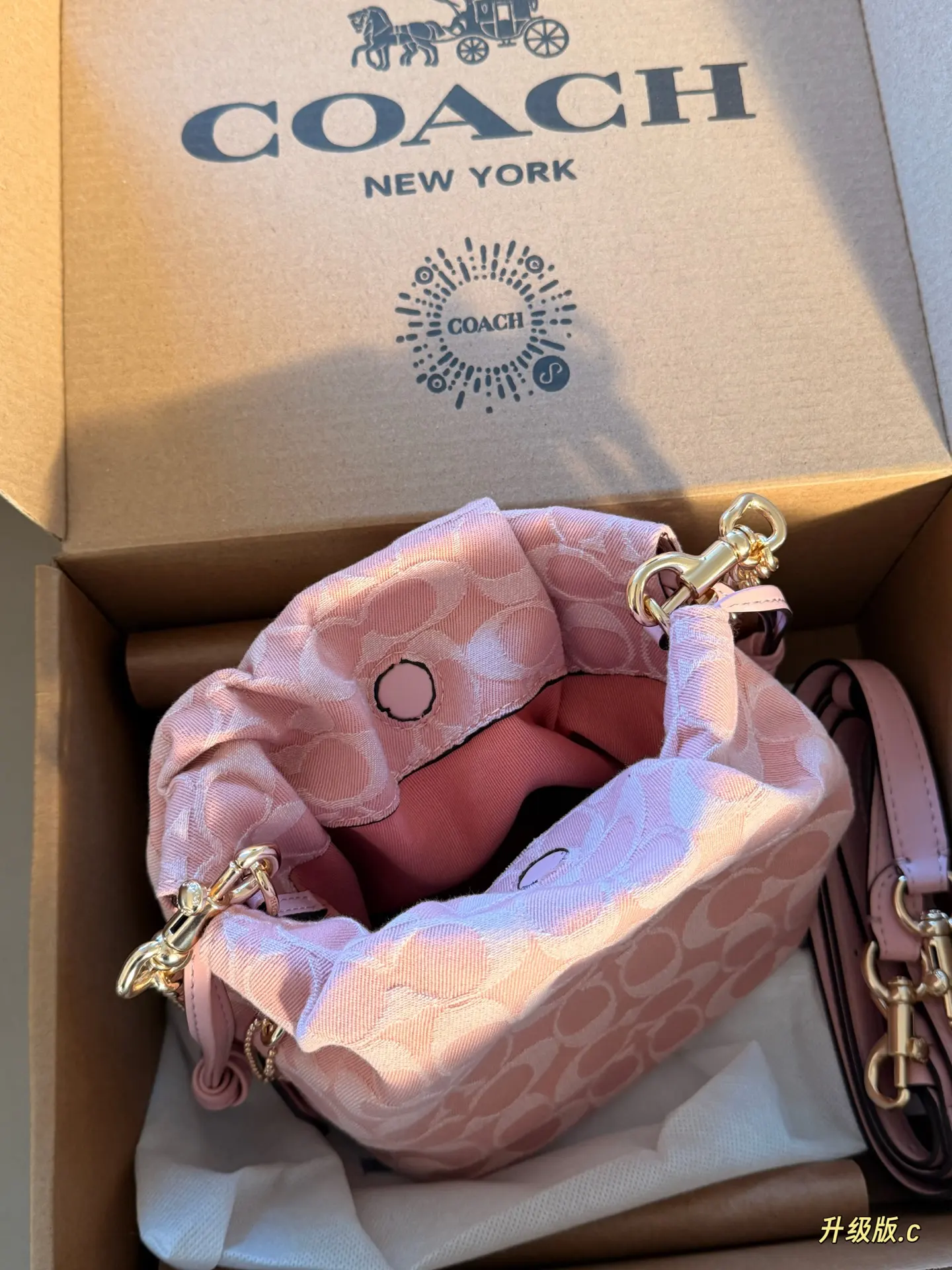 Coach Monogram Canvas Bucket Bag D34517902 — view 5