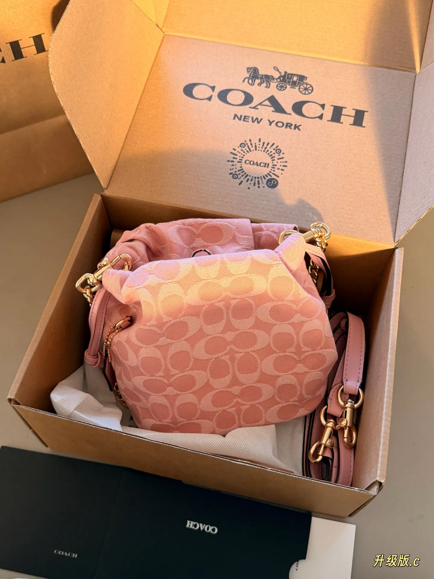 Coach Monogram Canvas Bucket Bag D34517902 — view 7