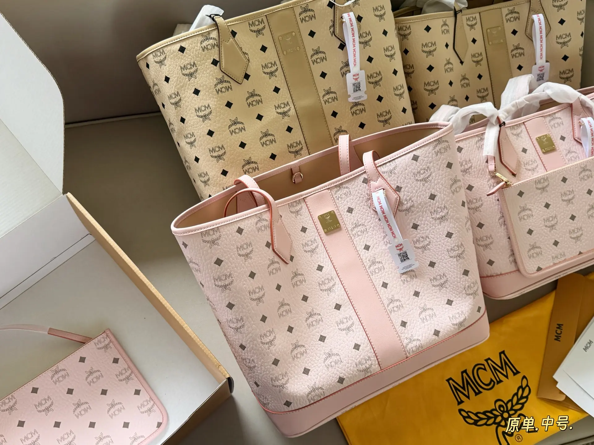 MCM Visetos Coated Canvas Tote Bag D34517839 — view 3