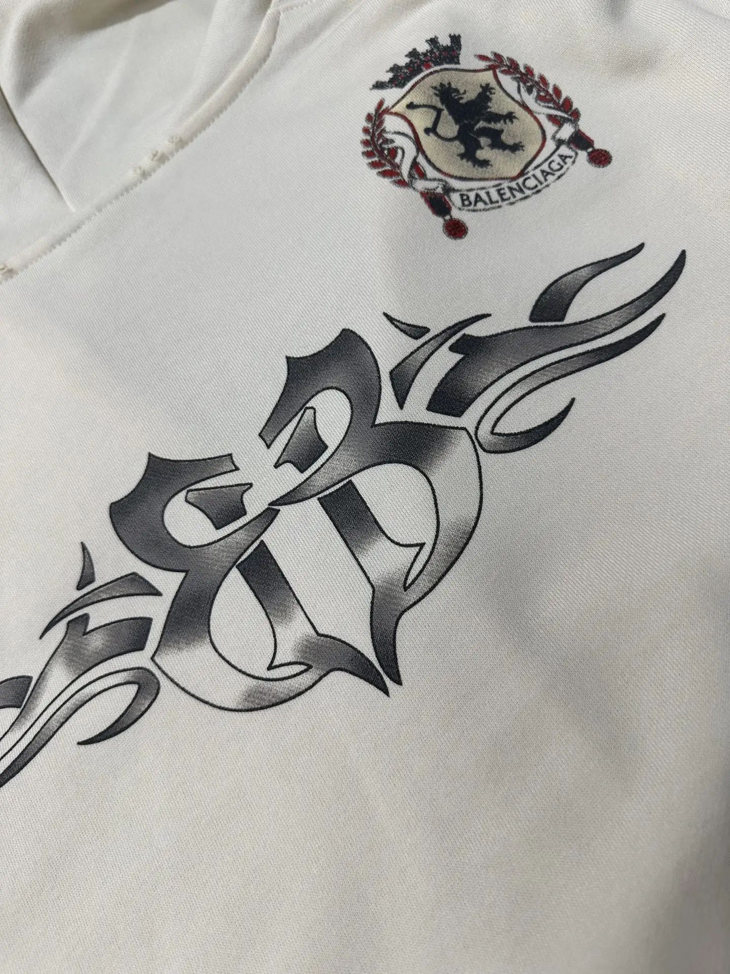 1917 Tattoo Graphic Zip-Up Hoodie D35020240 — view 10