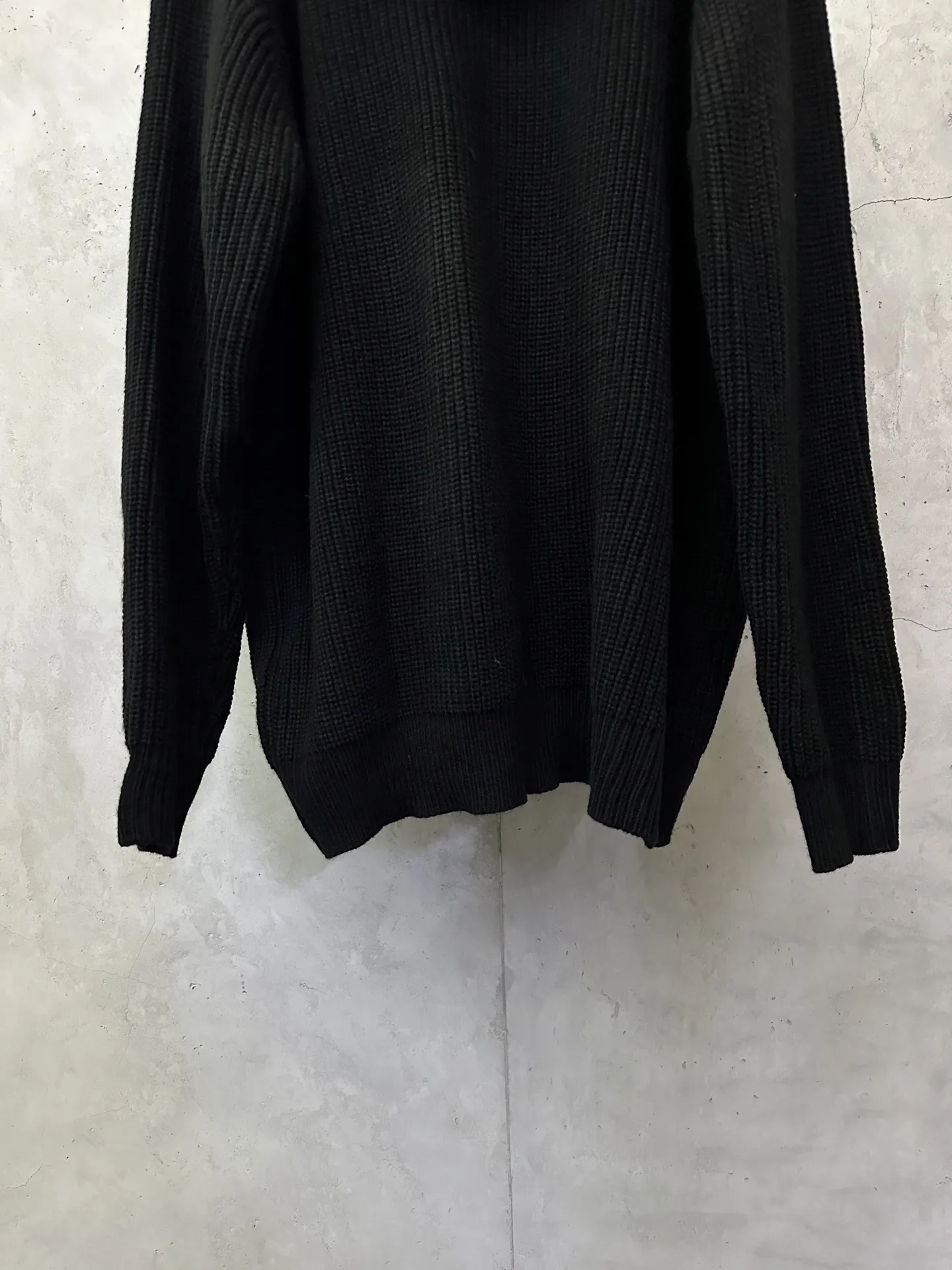 Triomphe Logo Ribbed Knit Zip-Up Hoodie D35023531 — view 6