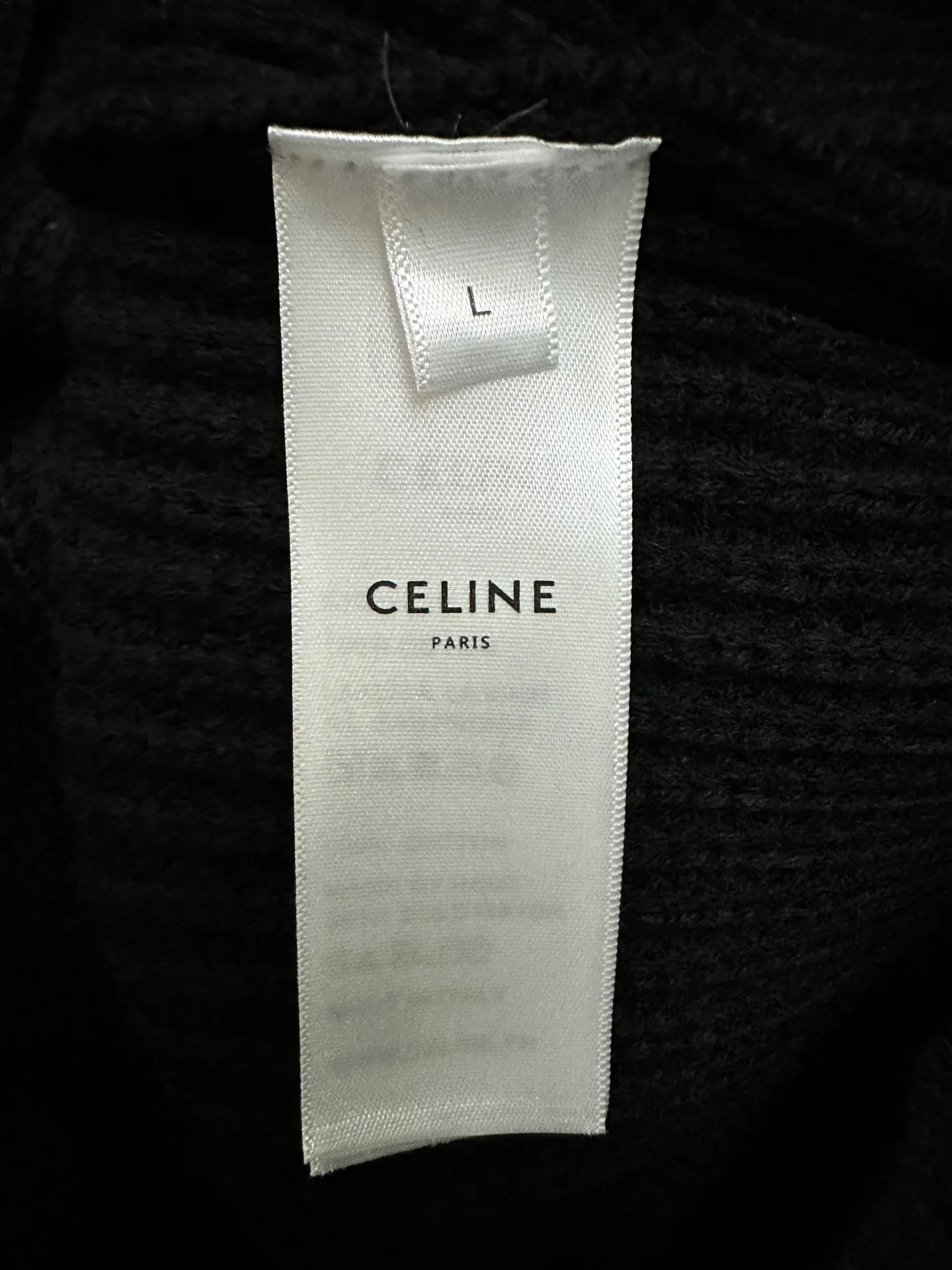 Triomphe Logo Ribbed Knit Zip-Up Hoodie D35023531 — view 9