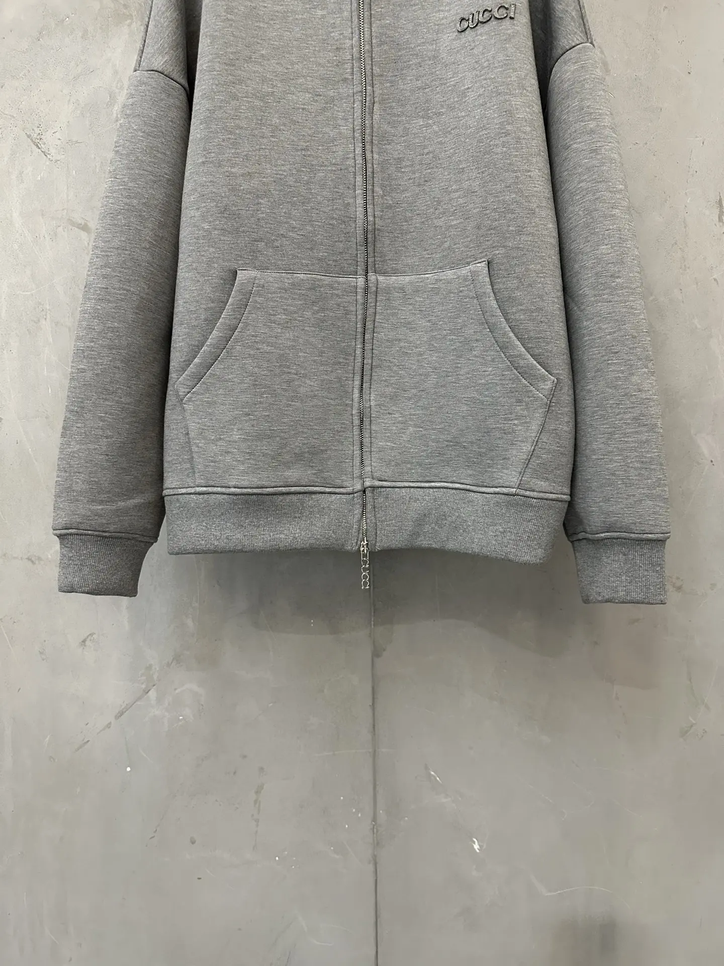 Logo Embroidered Zip-Up Hoodie D35020184 — view 4