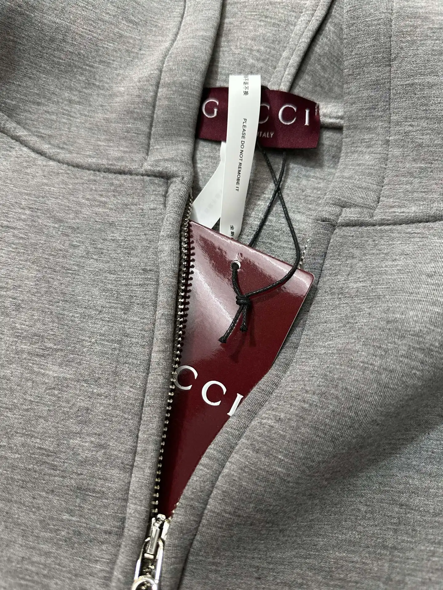 Logo Embroidered Zip-Up Hoodie D35020184 — view 6
