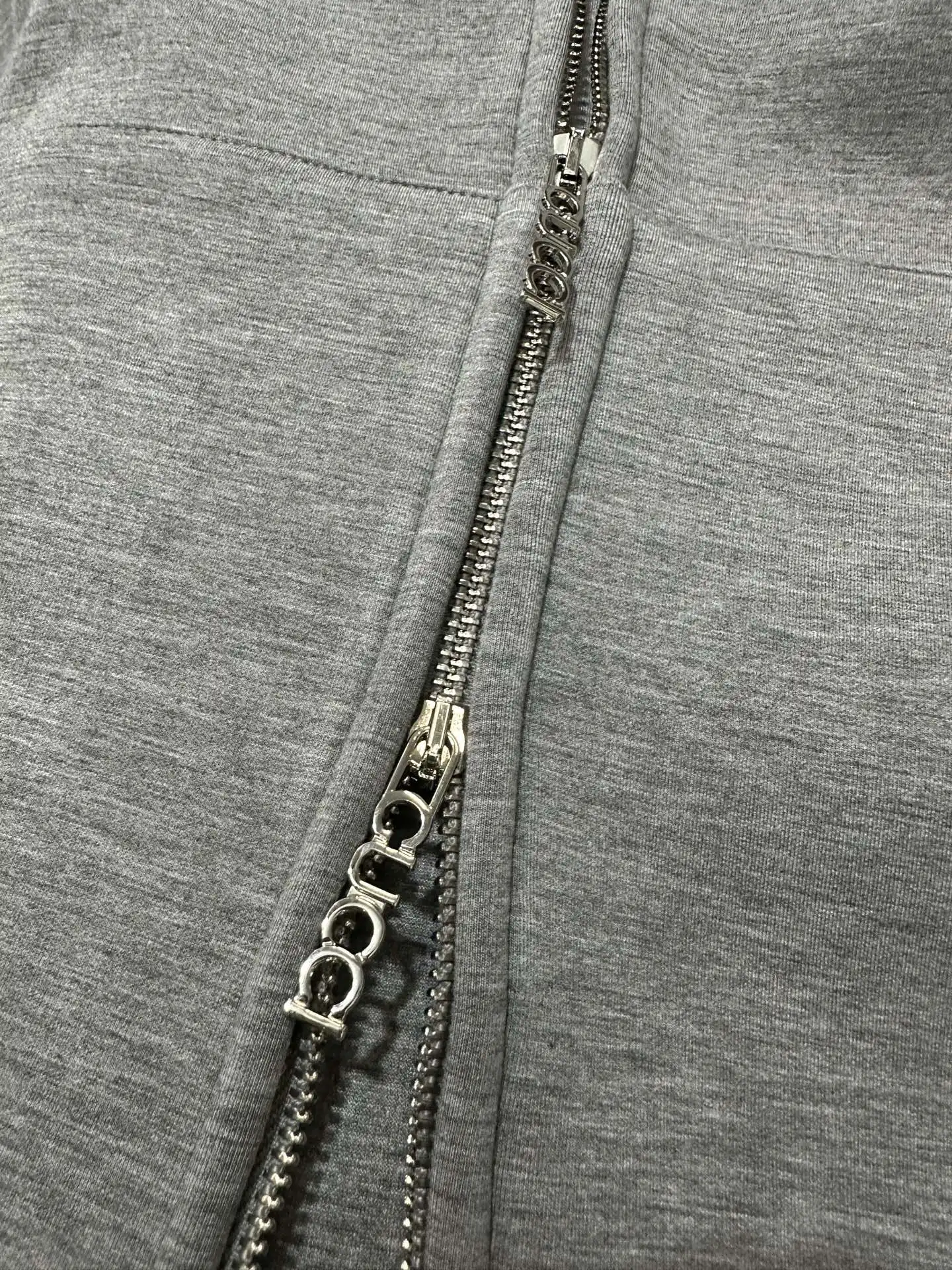 Logo Embroidered Zip-Up Hoodie D35020184 — view 7
