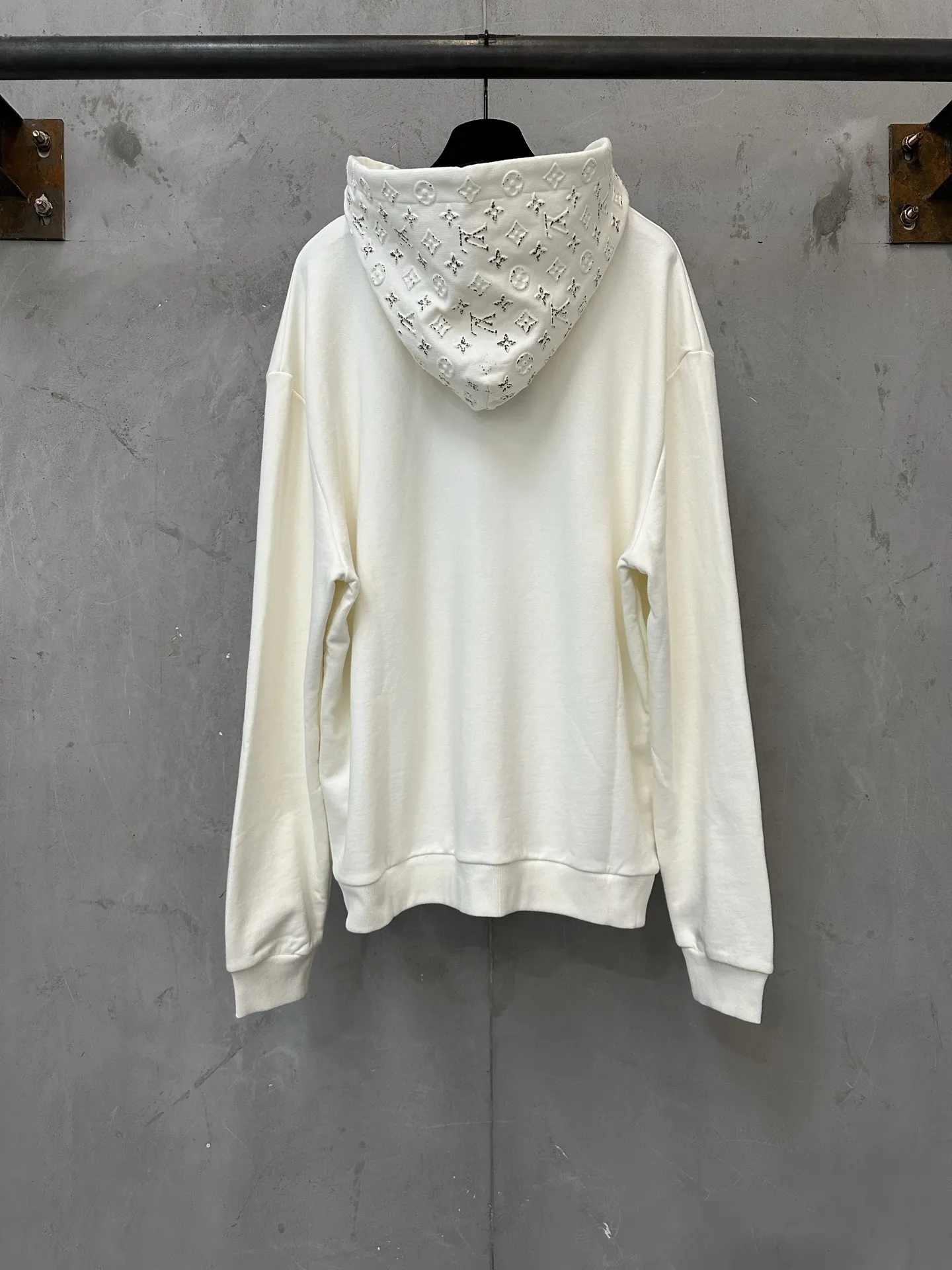 Monogram Embossed Zip-Up Hoodie D35021809 — view 2