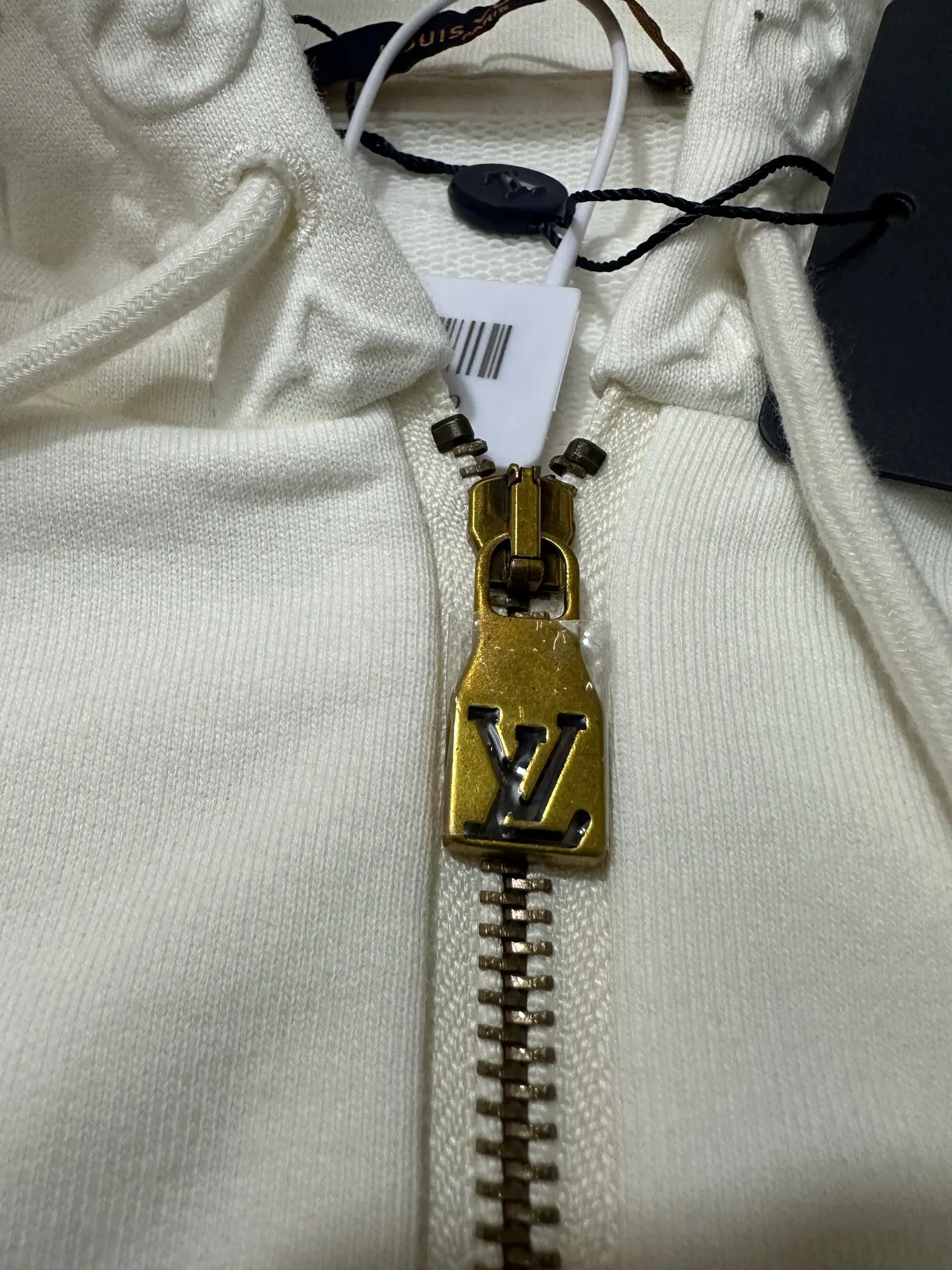 Monogram Embossed Zip-Up Hoodie D35021809 — view 8
