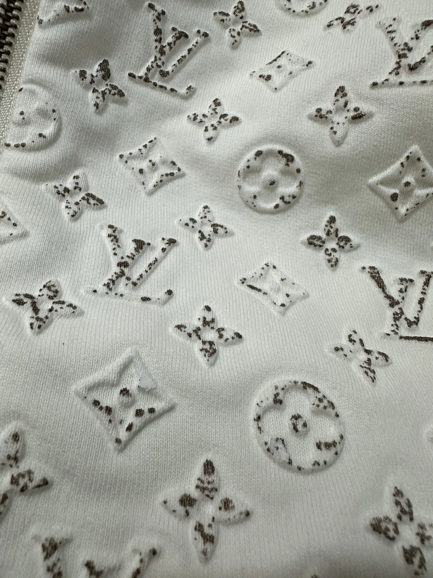 Monogram Embossed Zip-Up Hoodie D35021809 — view 10