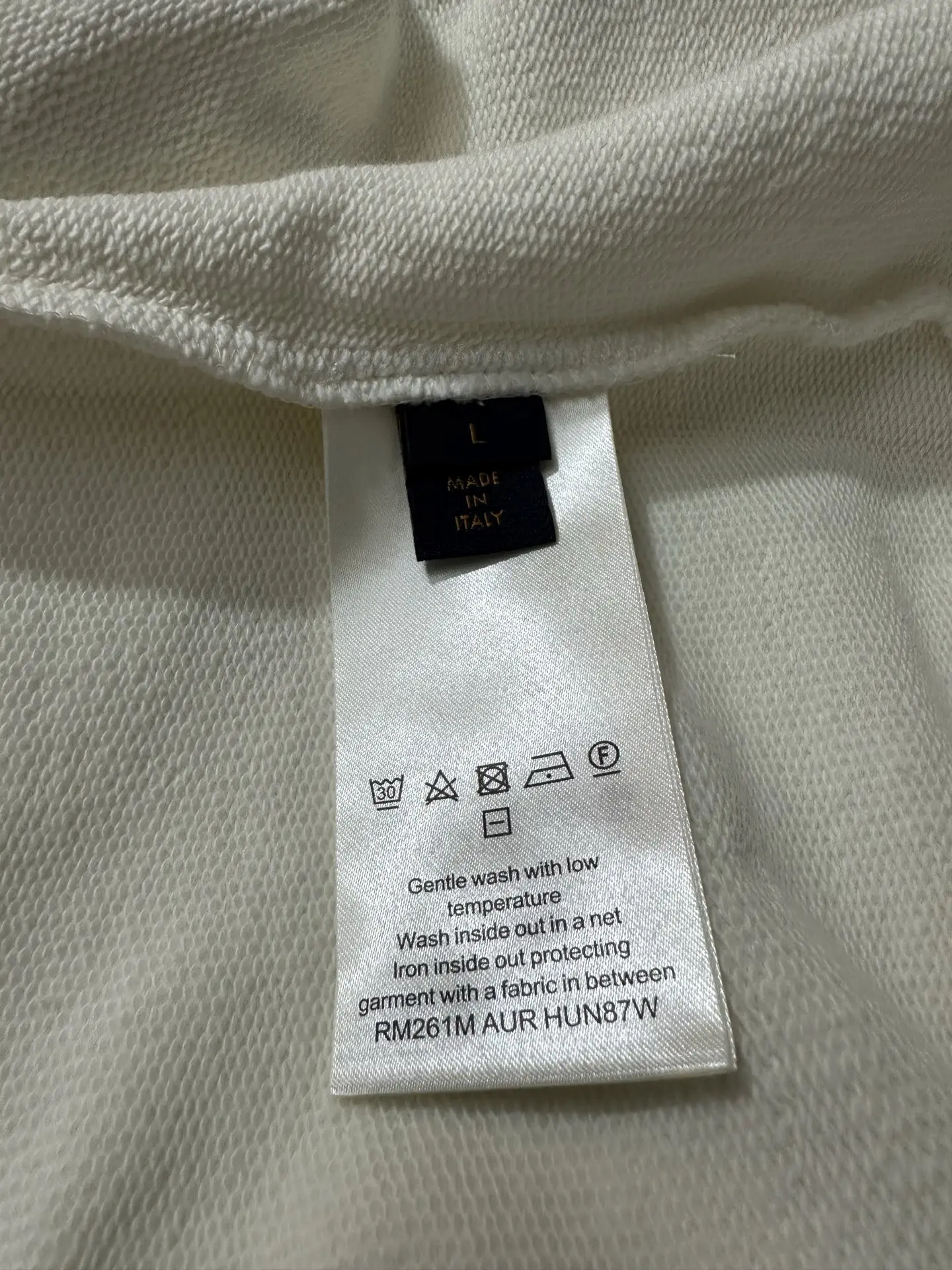 Monogram Embossed Zip-Up Hoodie D35021809 — view 12