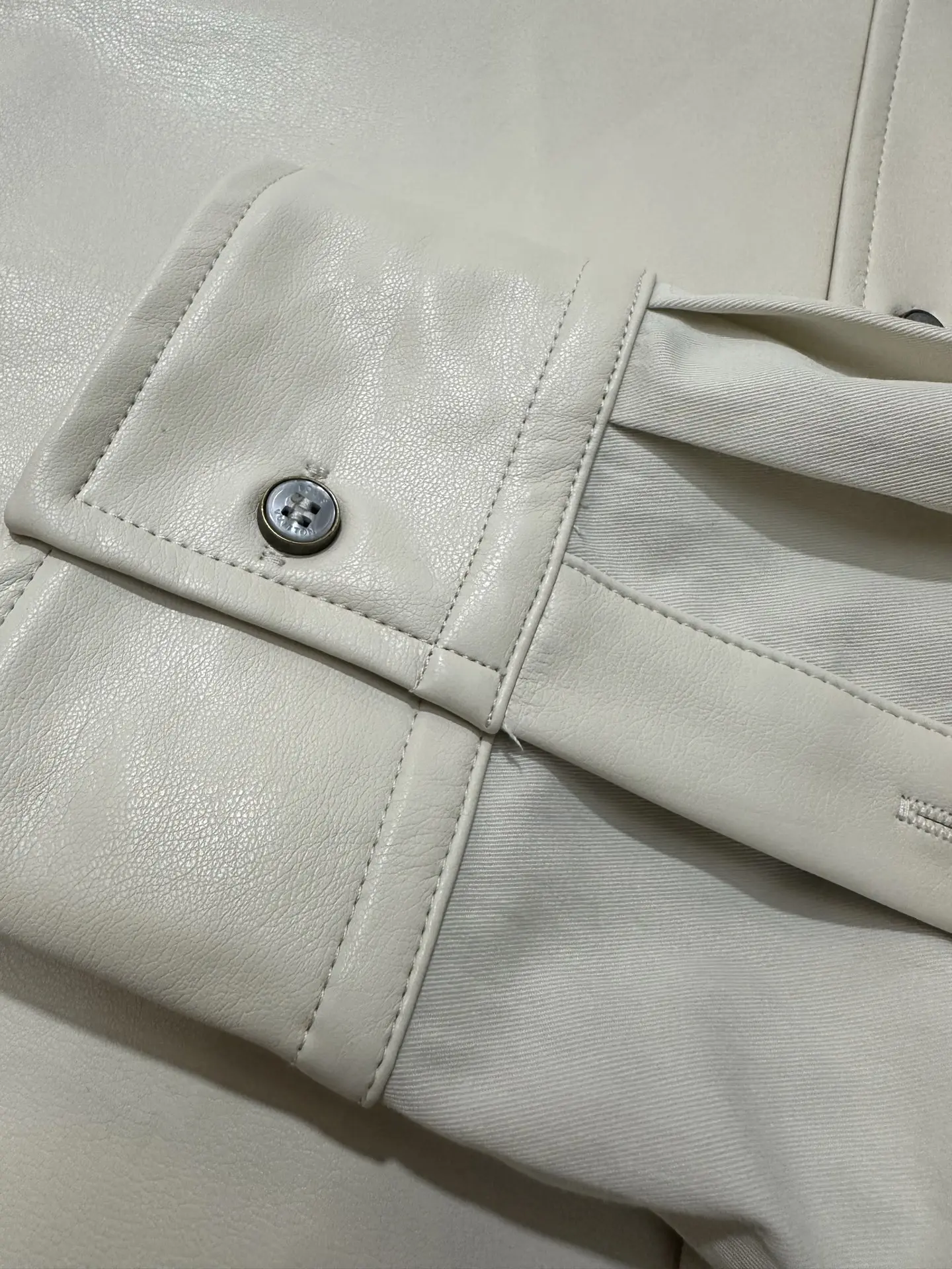 LV Faux Leather Embroidered Overshirt D35021771 — view 9