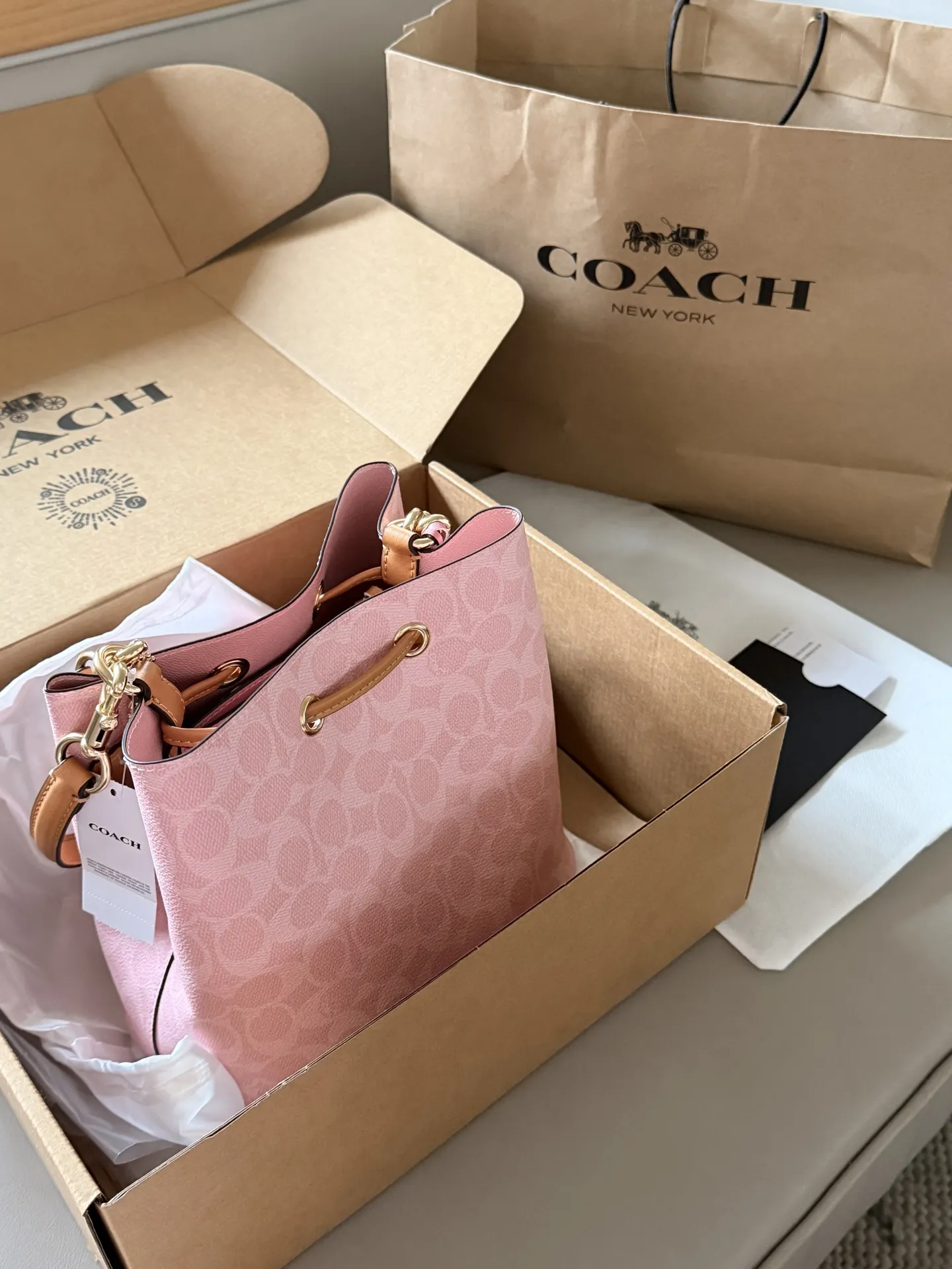 Coach Rowan Monogram Bucket Bag D35517914 — view 6