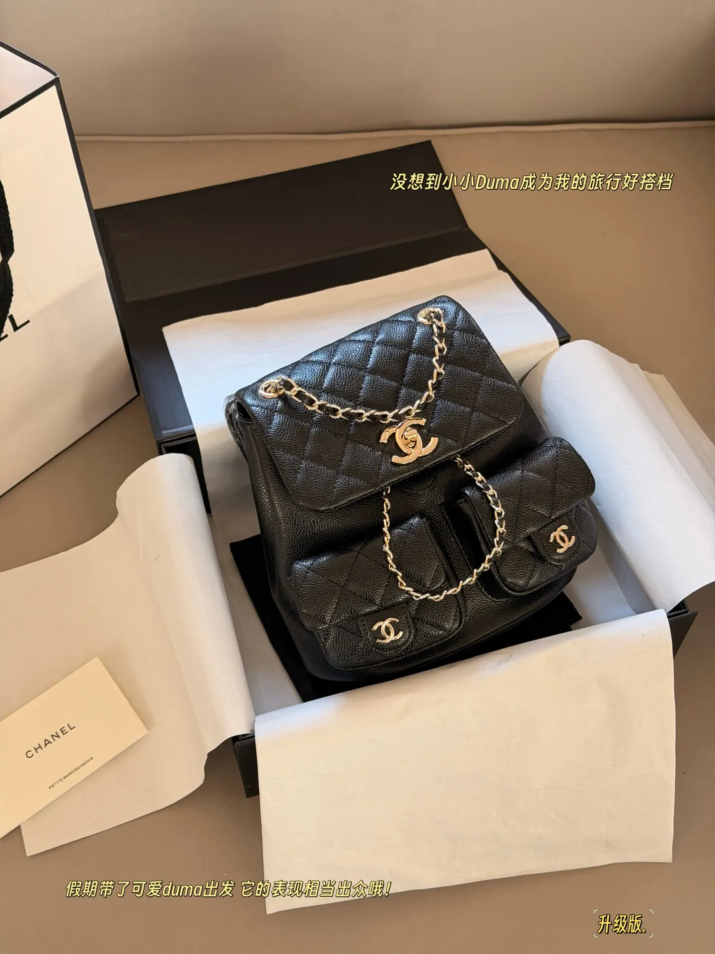 Duma Quilted Leather Backpack D35518162
