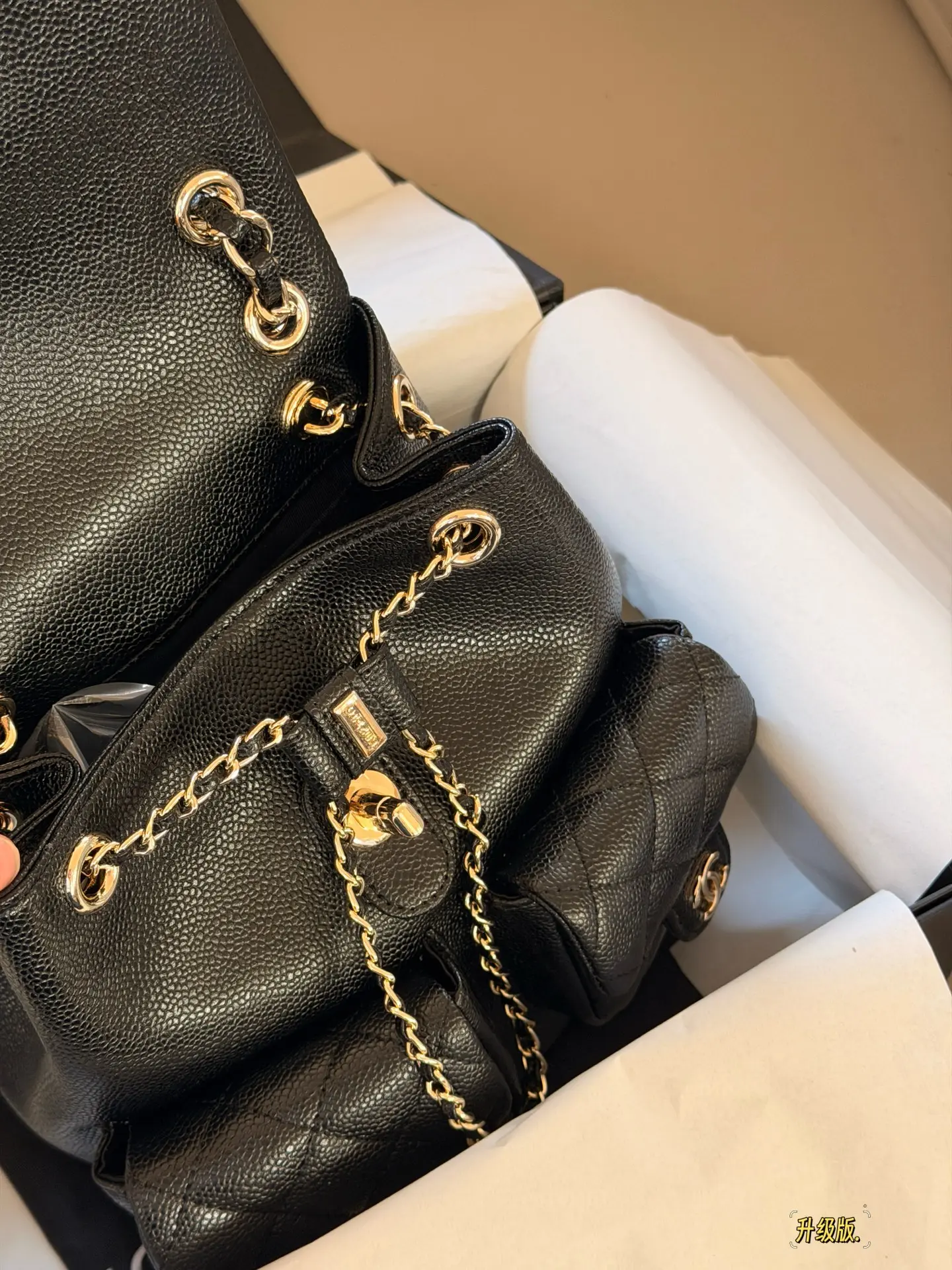 Duma Quilted Leather Backpack D35518162 — view 6