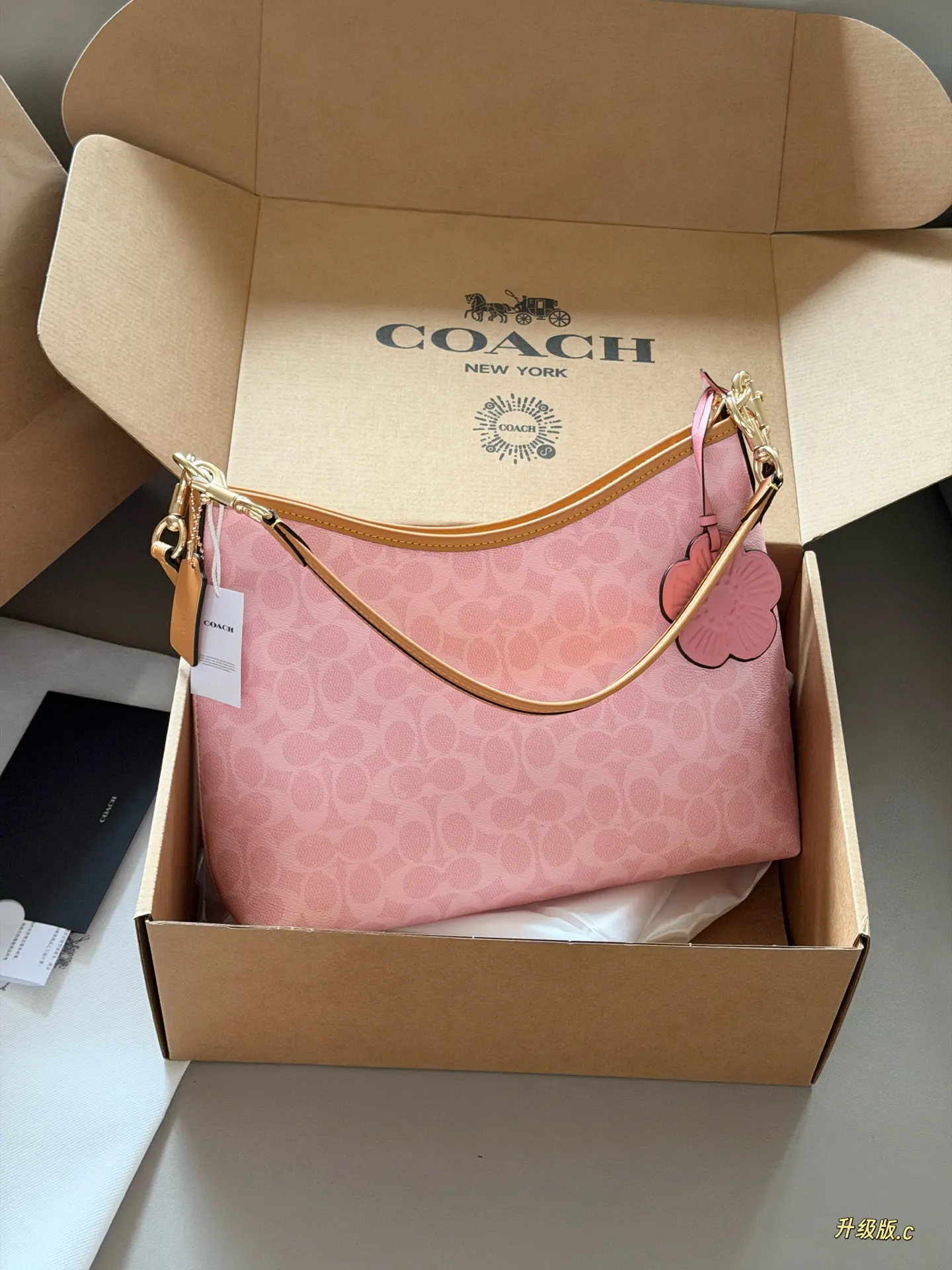 Coach Laurel Hobo Bag in Signature Canvas D35517912 — view 2