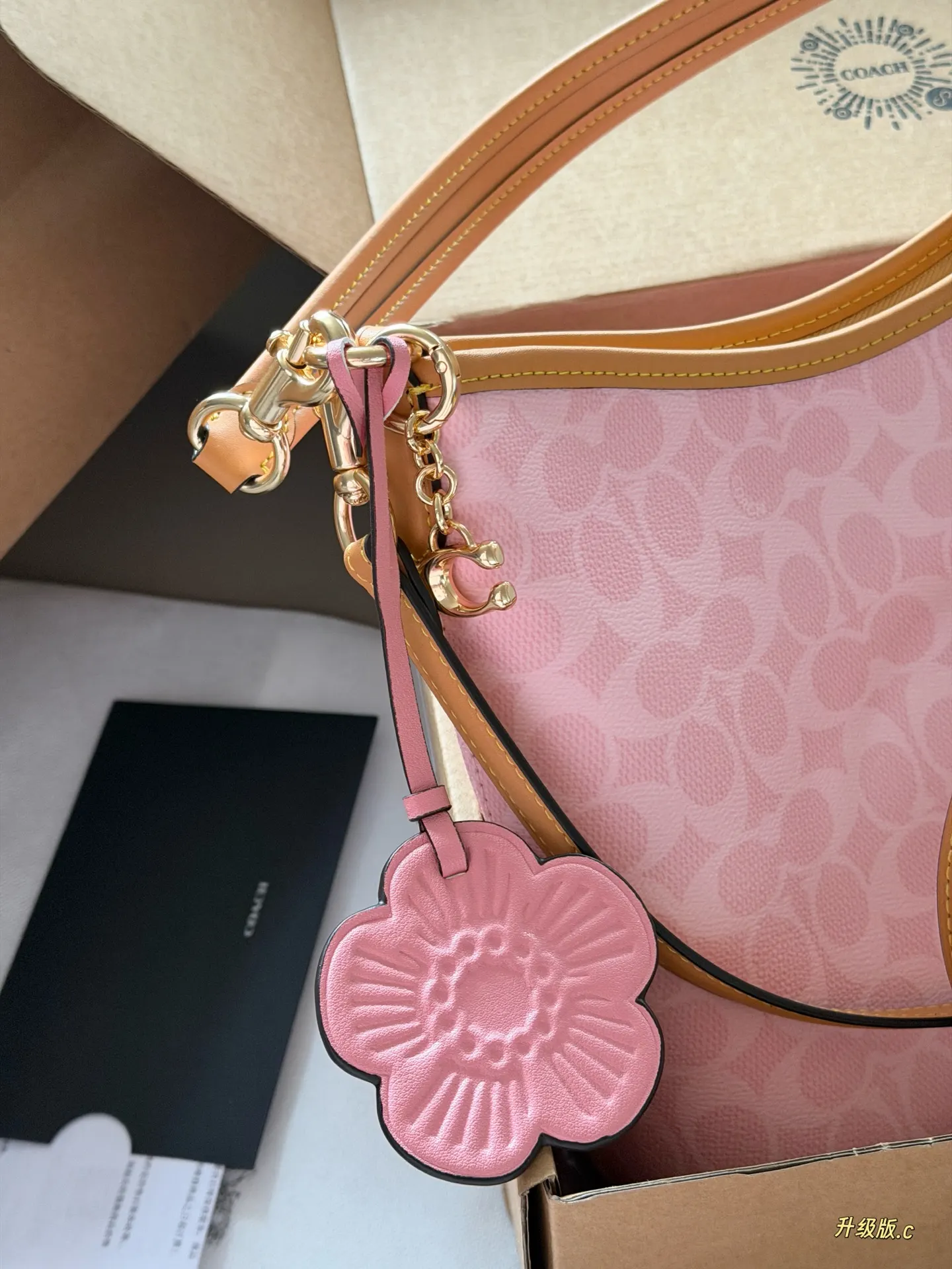 Coach Laurel Hobo Bag in Signature Canvas D35517912 — view 6