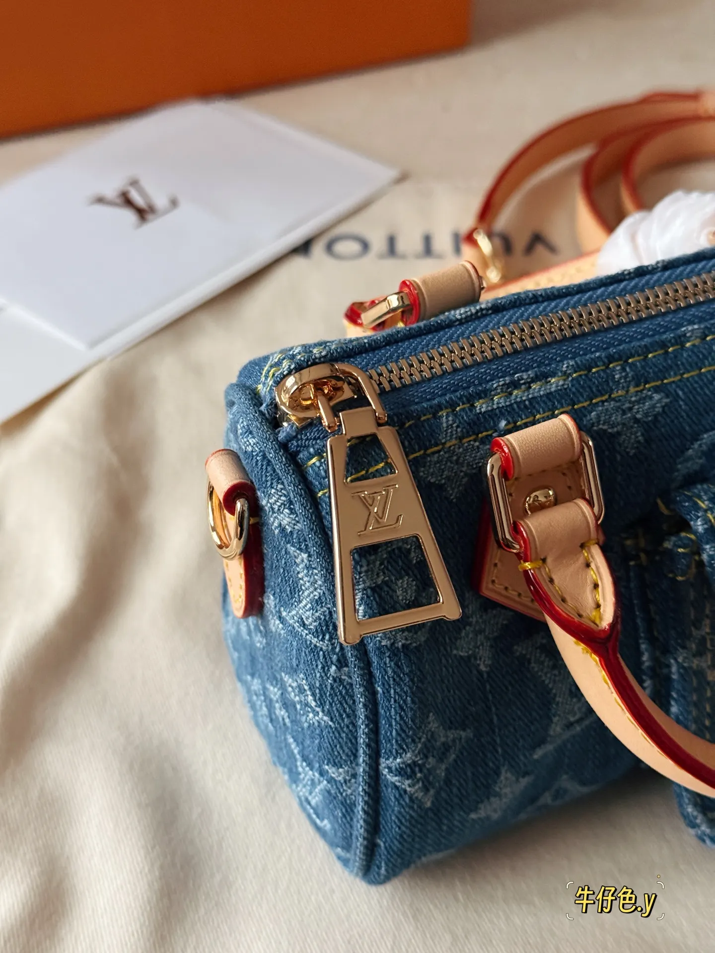 Nano Speedy Denim Monogram Bag D35518223 — view 4
