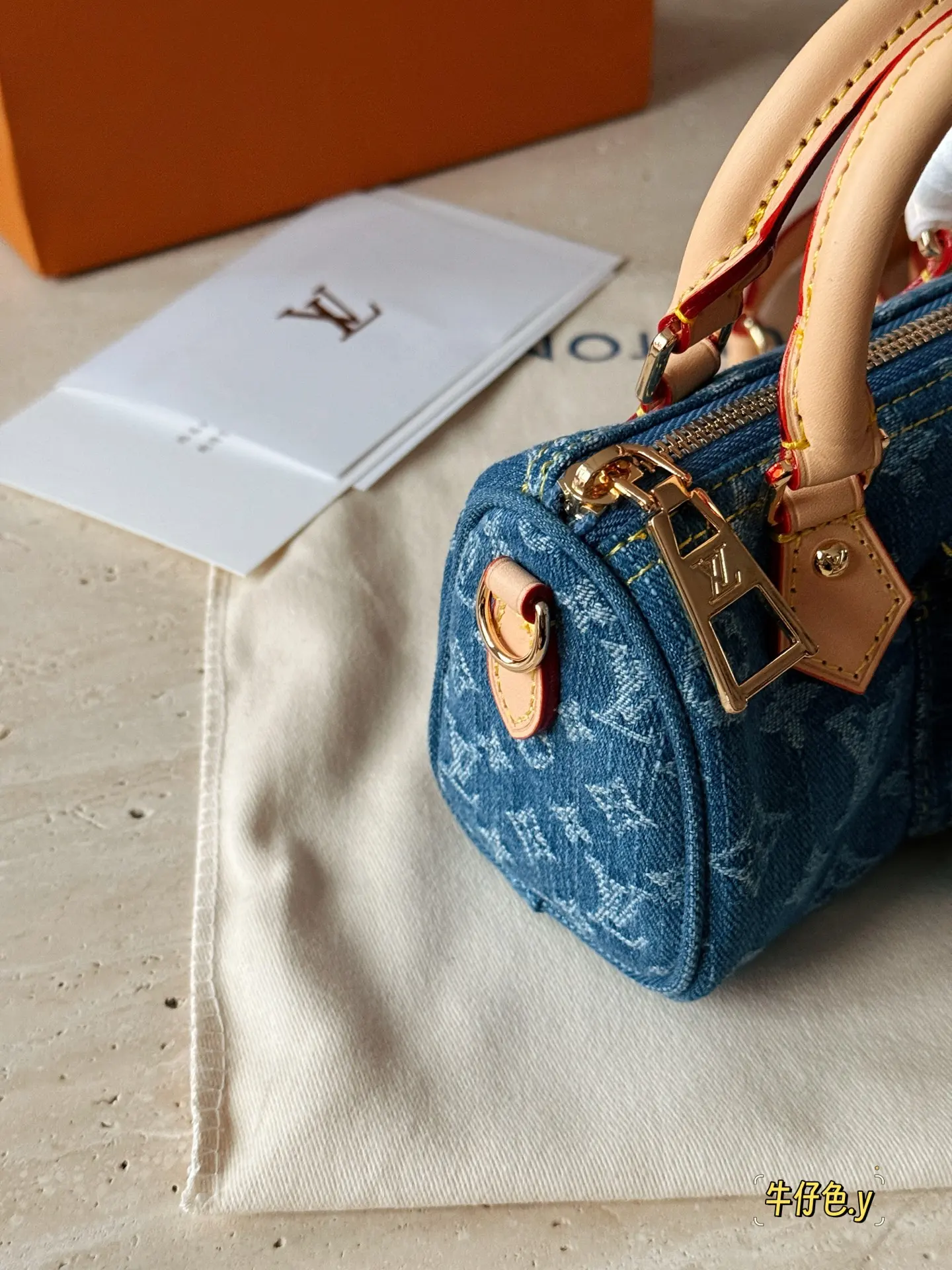 Nano Speedy Denim Monogram Bag D35518223 — view 6