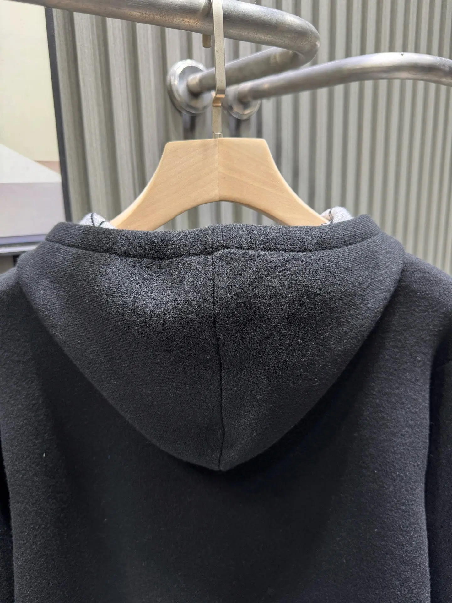 Logo-Jacquard Cashmere-Blend Half-Zip Hoodie D35514547 — view 5