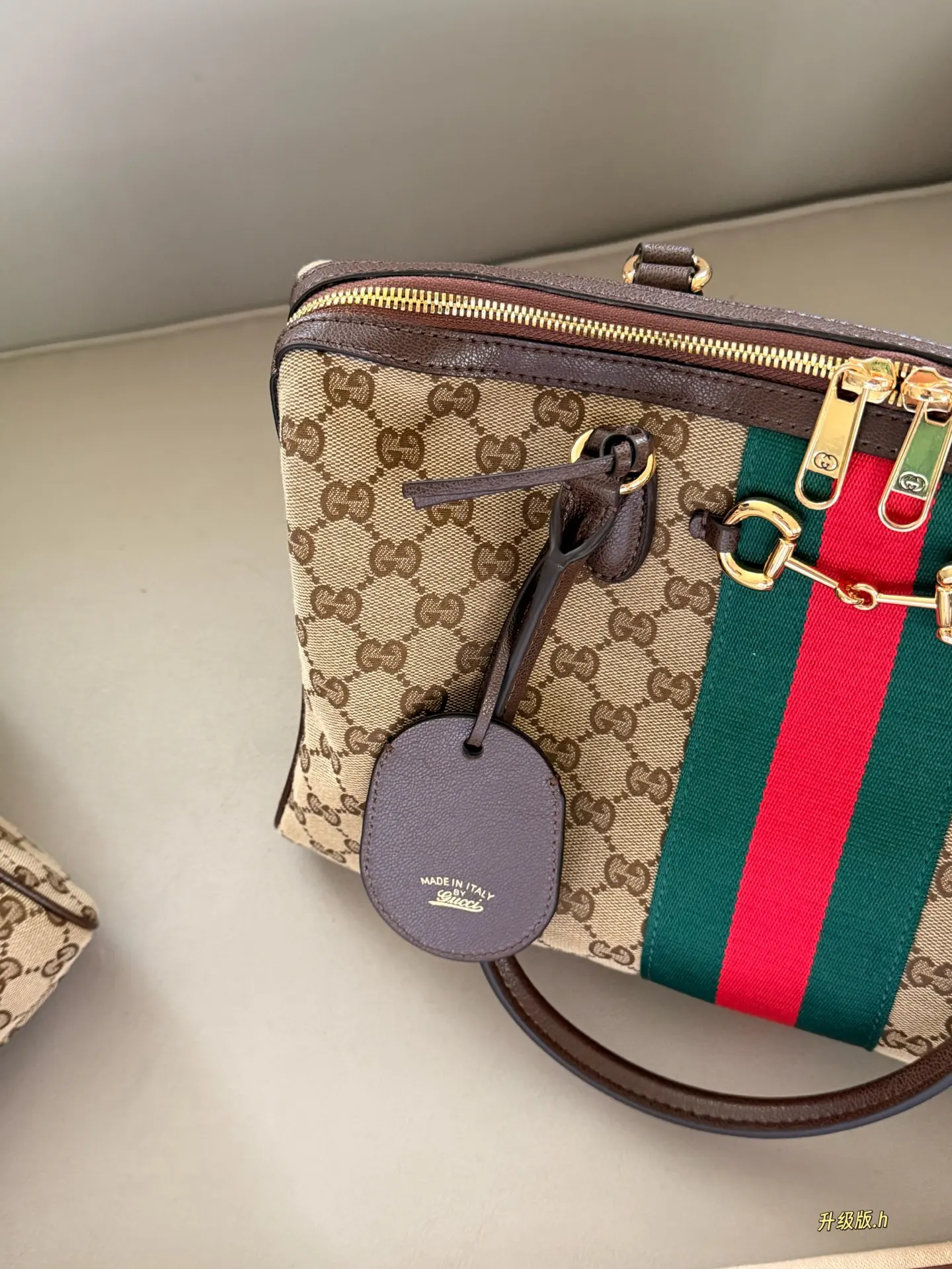 GG Supreme Canvas Boston Bag D35518065 — view 3