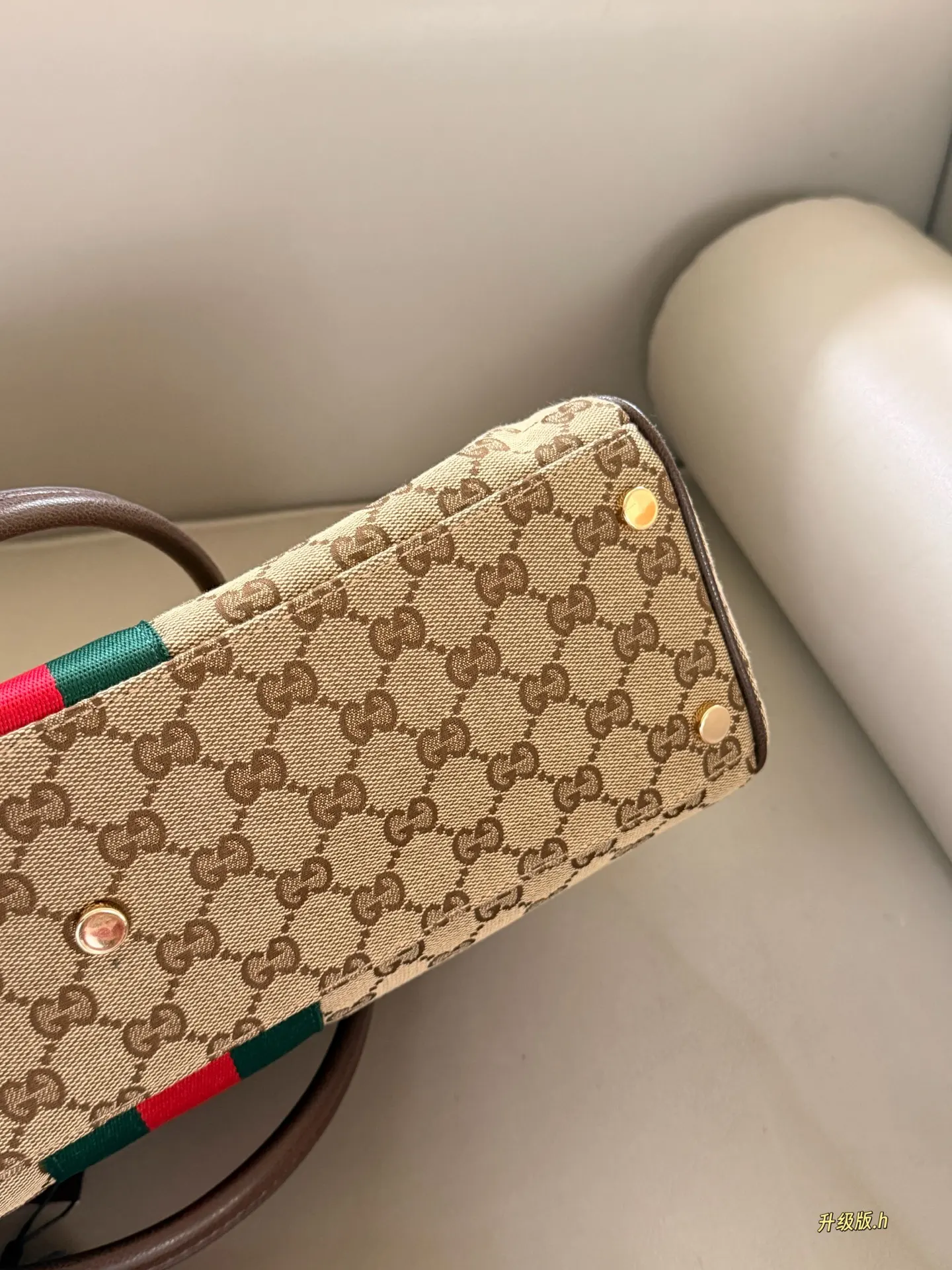GG Supreme Canvas Boston Bag D35518065 — view 9