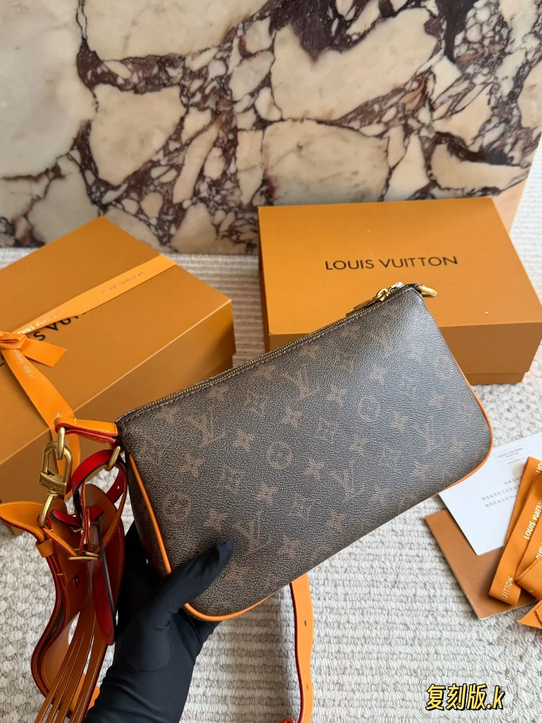 Monogram Canvas Pochette Accessoires Bag D35518366 — view 3