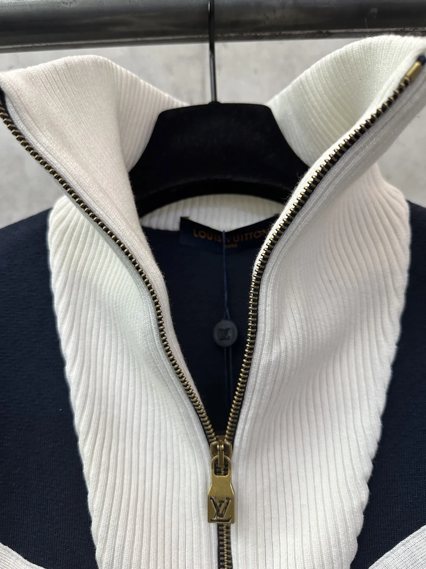 Nautical Knit Zip-Up Bomber Jacket D36025022 — view 7